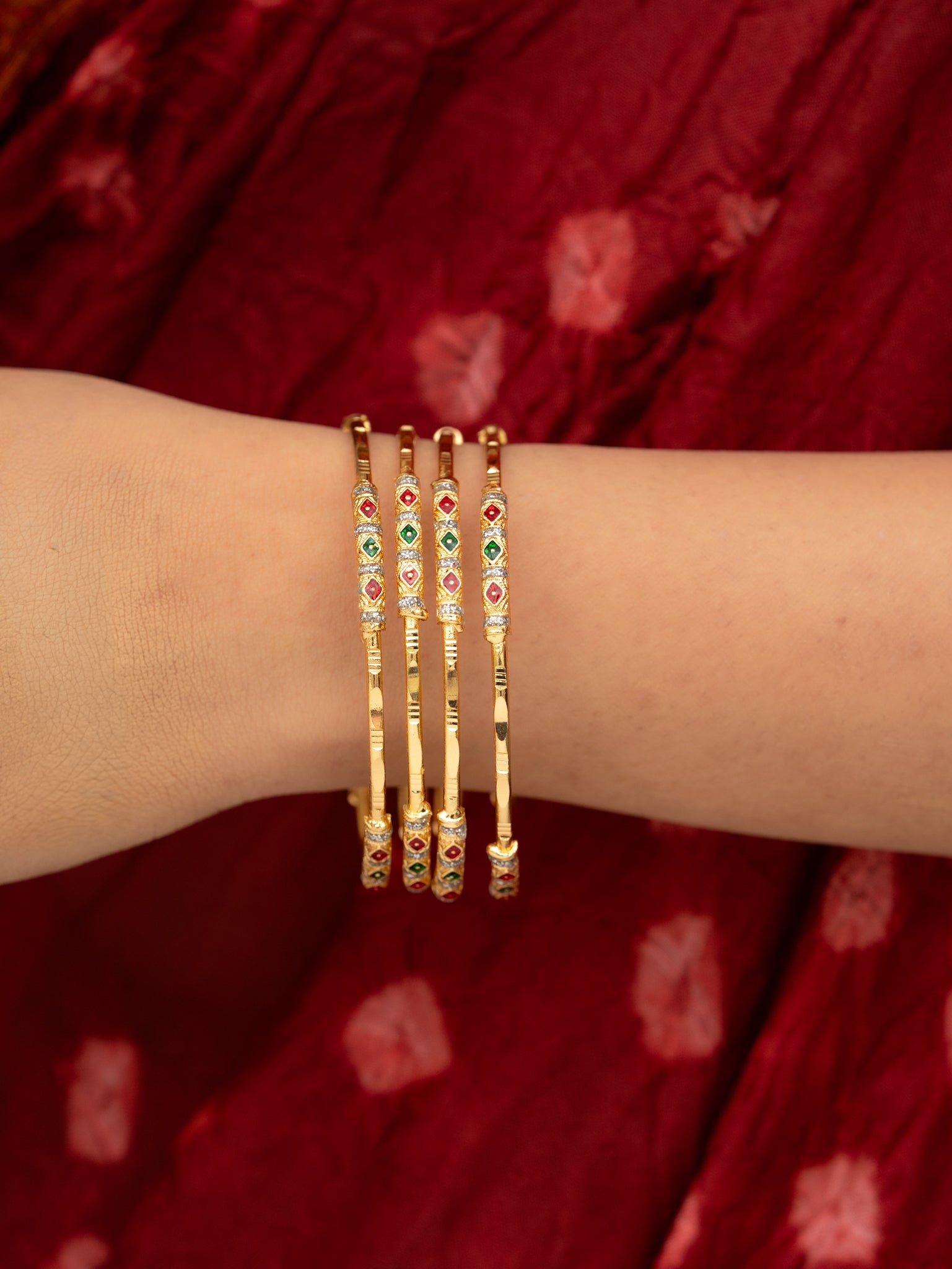 Aadhya Bangle (Set Of 4 )
