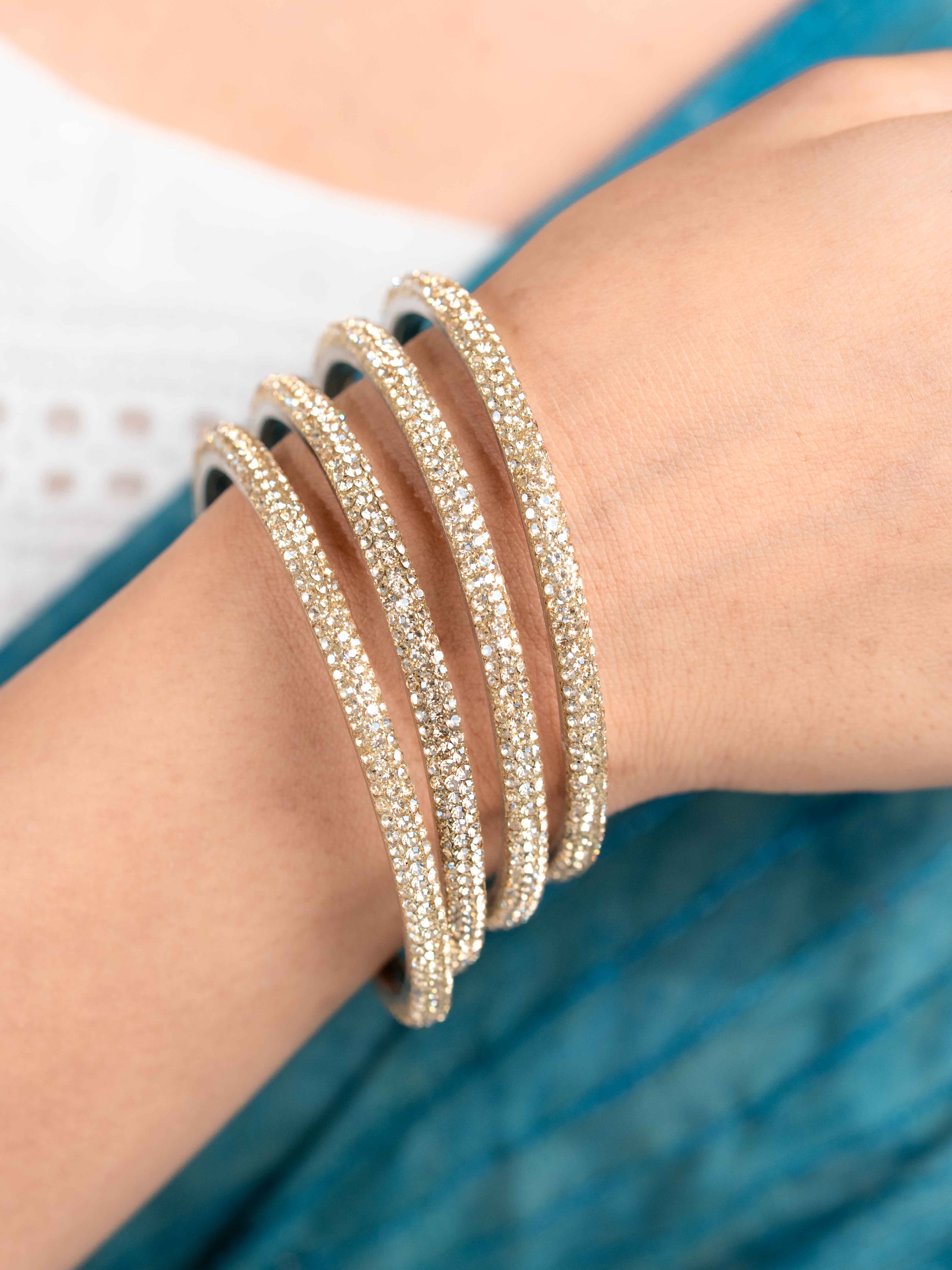 Elowen Diamond Bangle ( Set of 4 )