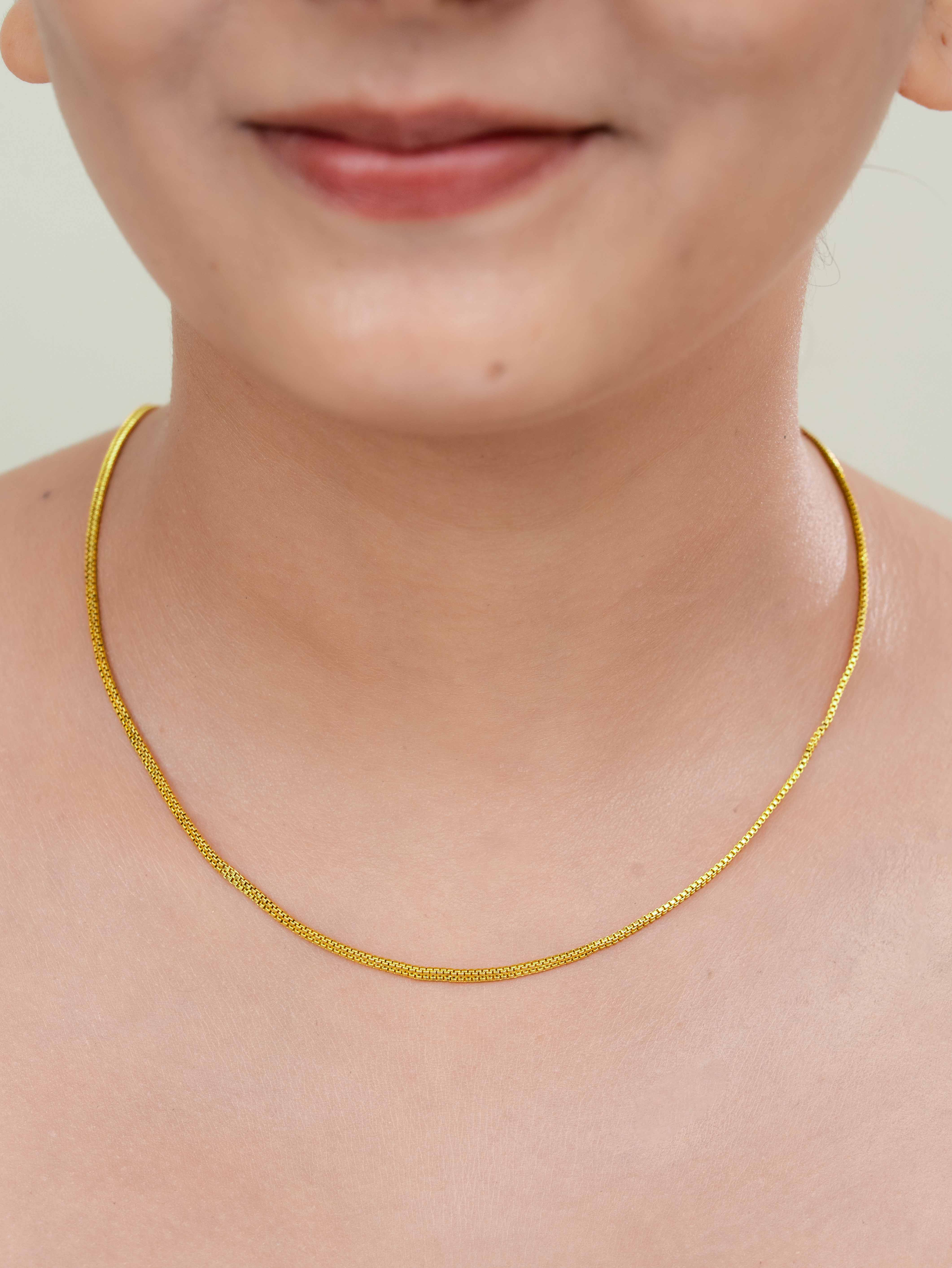 Double Boxing Gold Chain