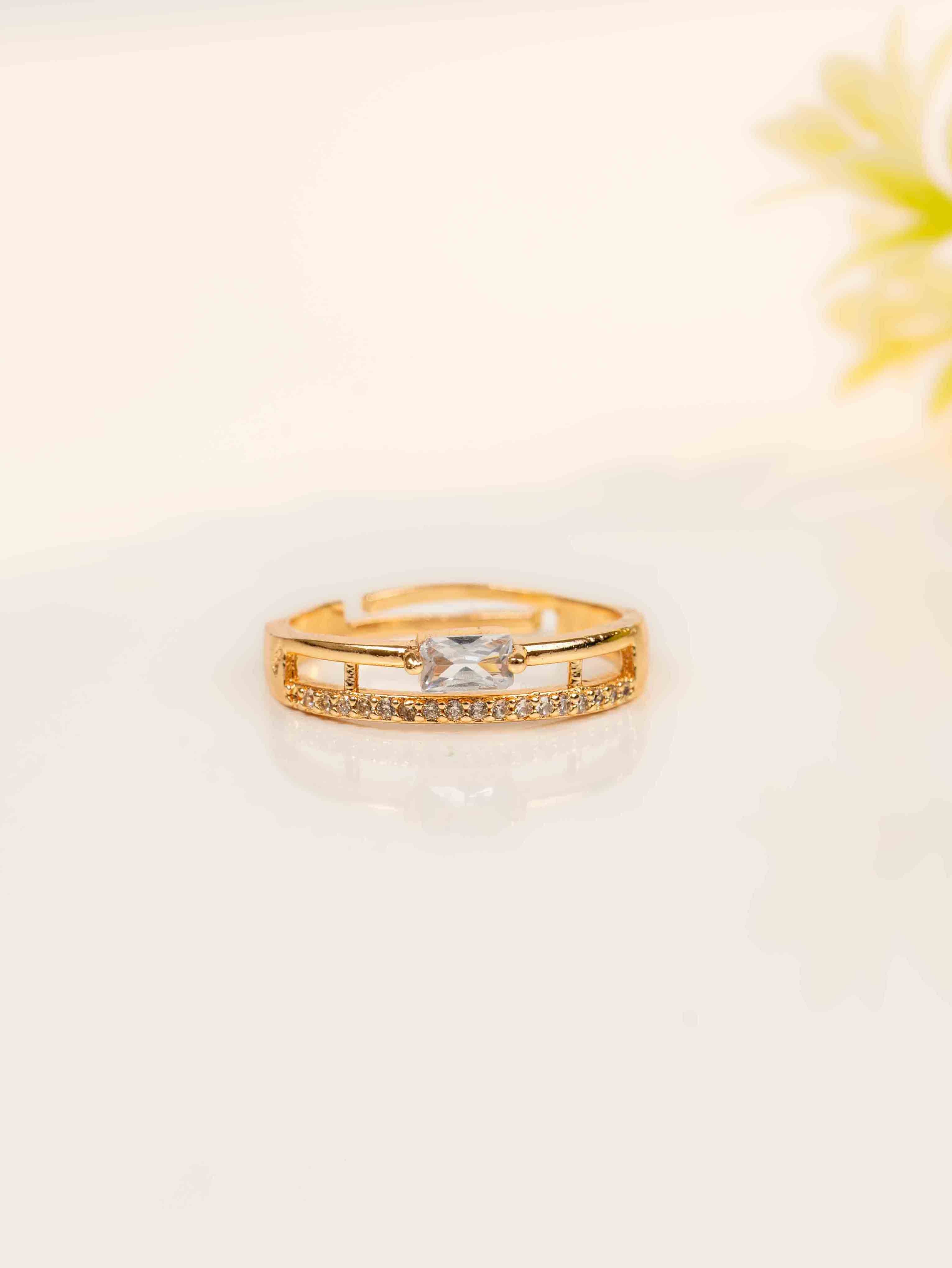 Argent aura Adjustable Ring