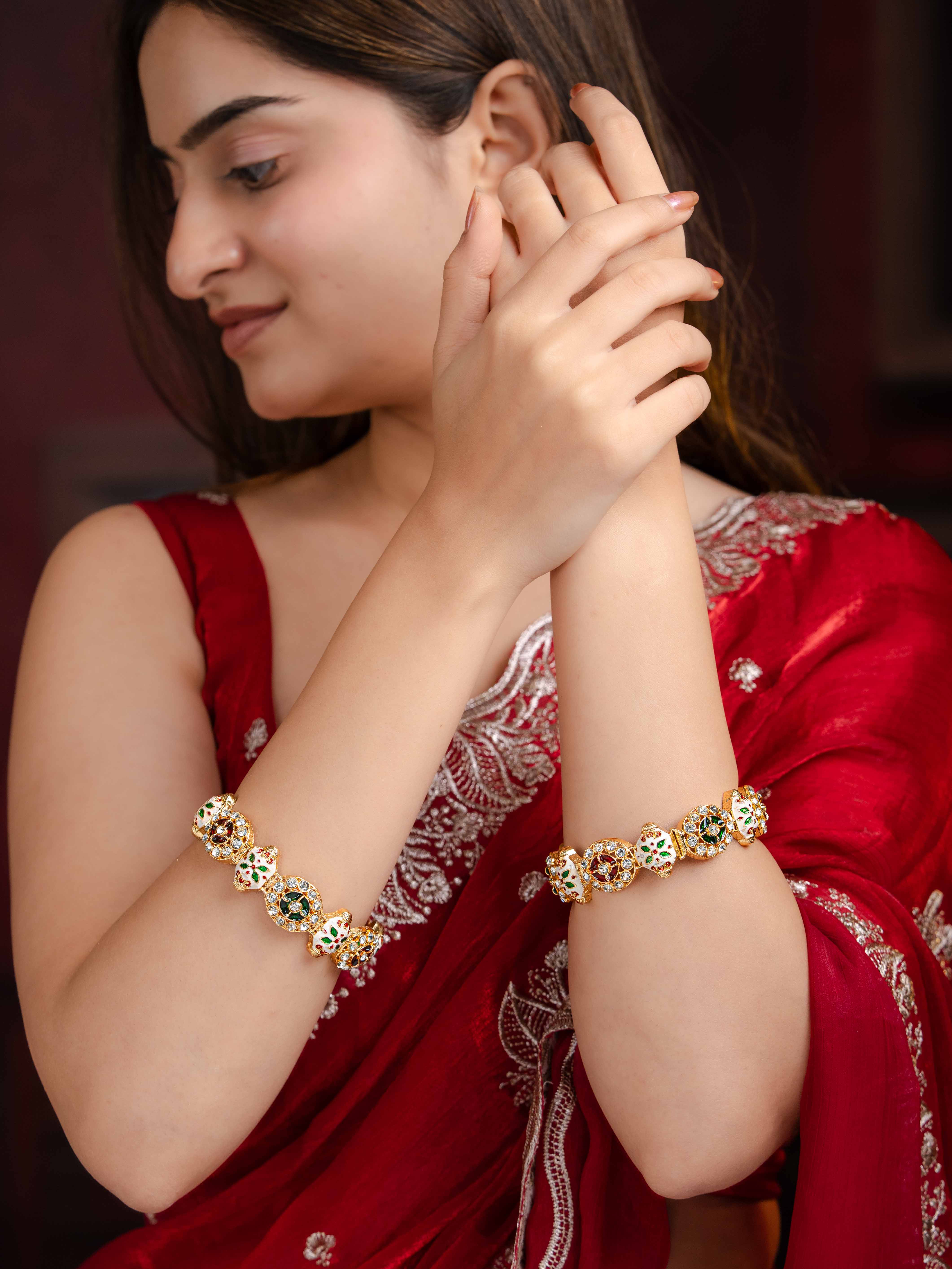 Gulnaar Festive Bangle ( Set of 2 )