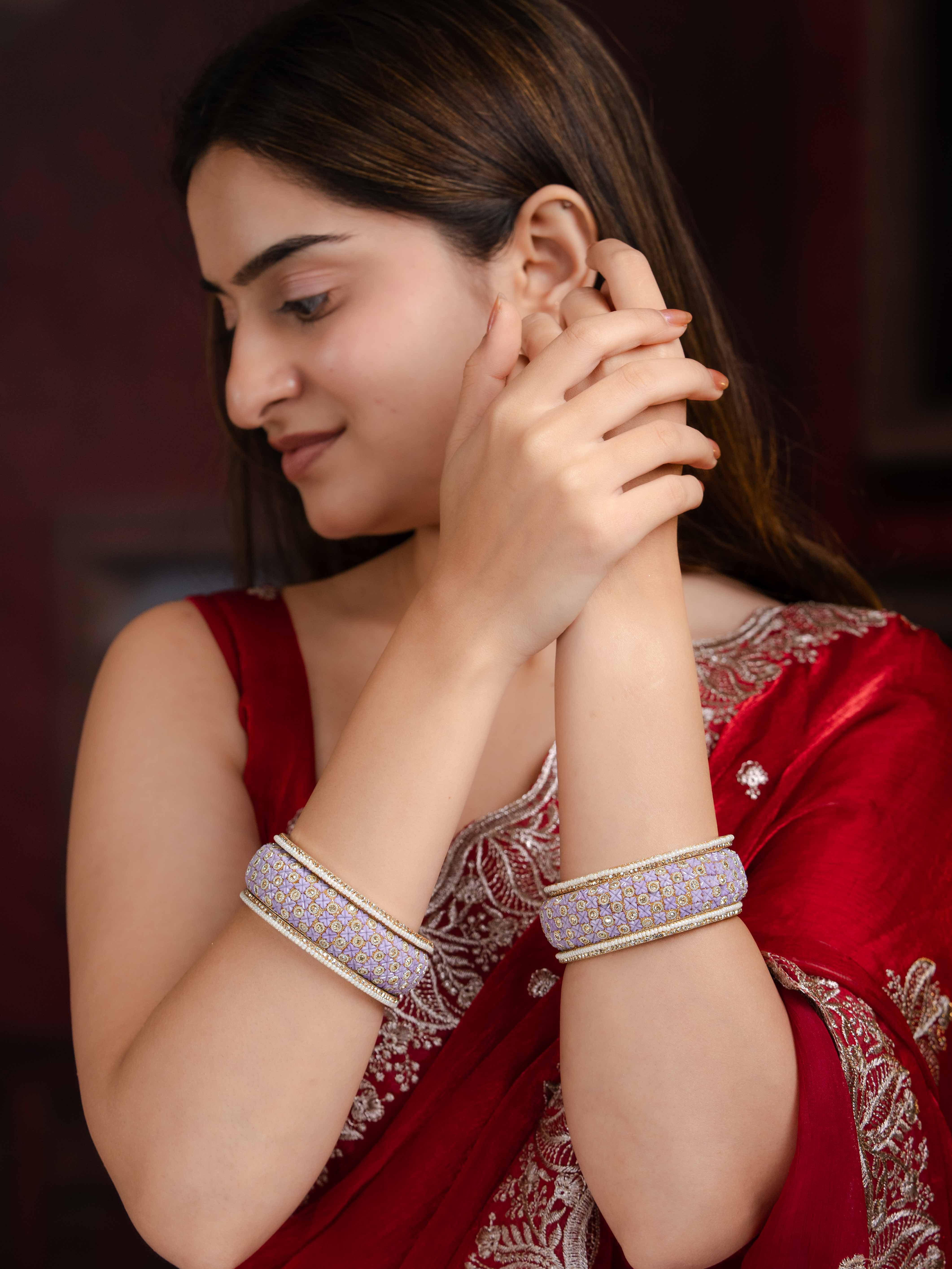 Noorvati Festive Bangles ( Set Of 6)