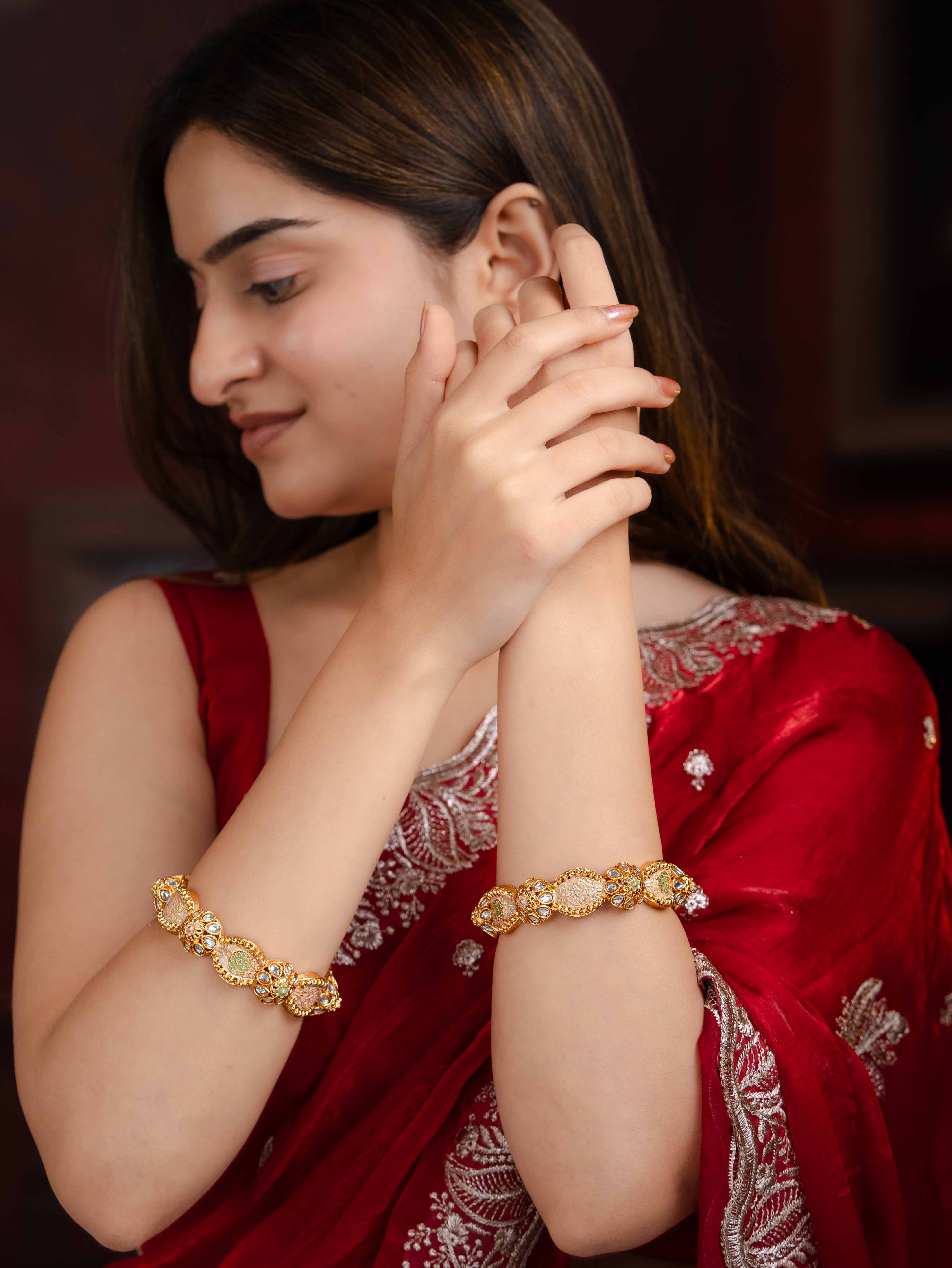 Eshanya Festive Bangles ( Set of 2 )