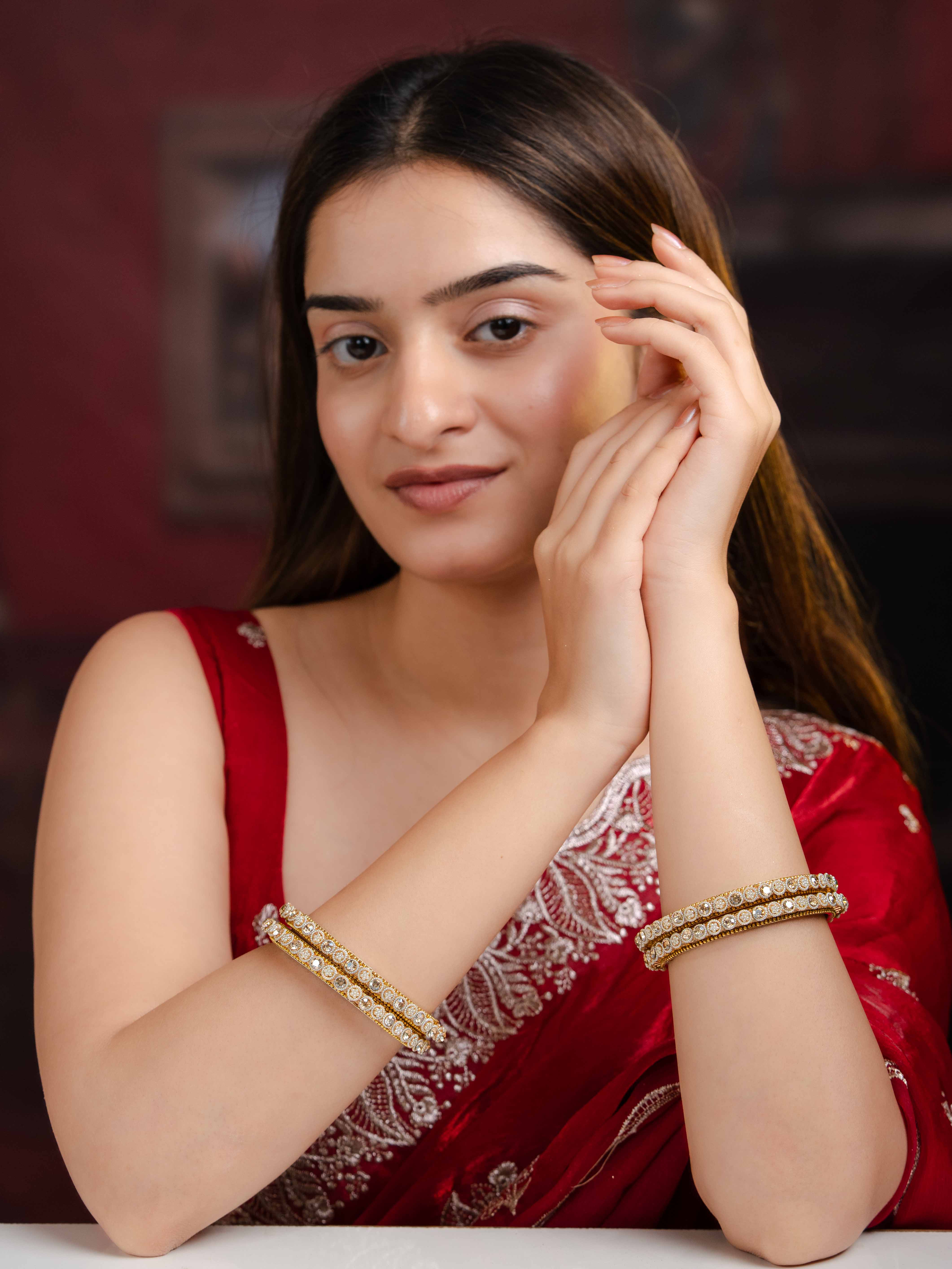 Mrinalini Festive Bangles ( Set Of 4 )