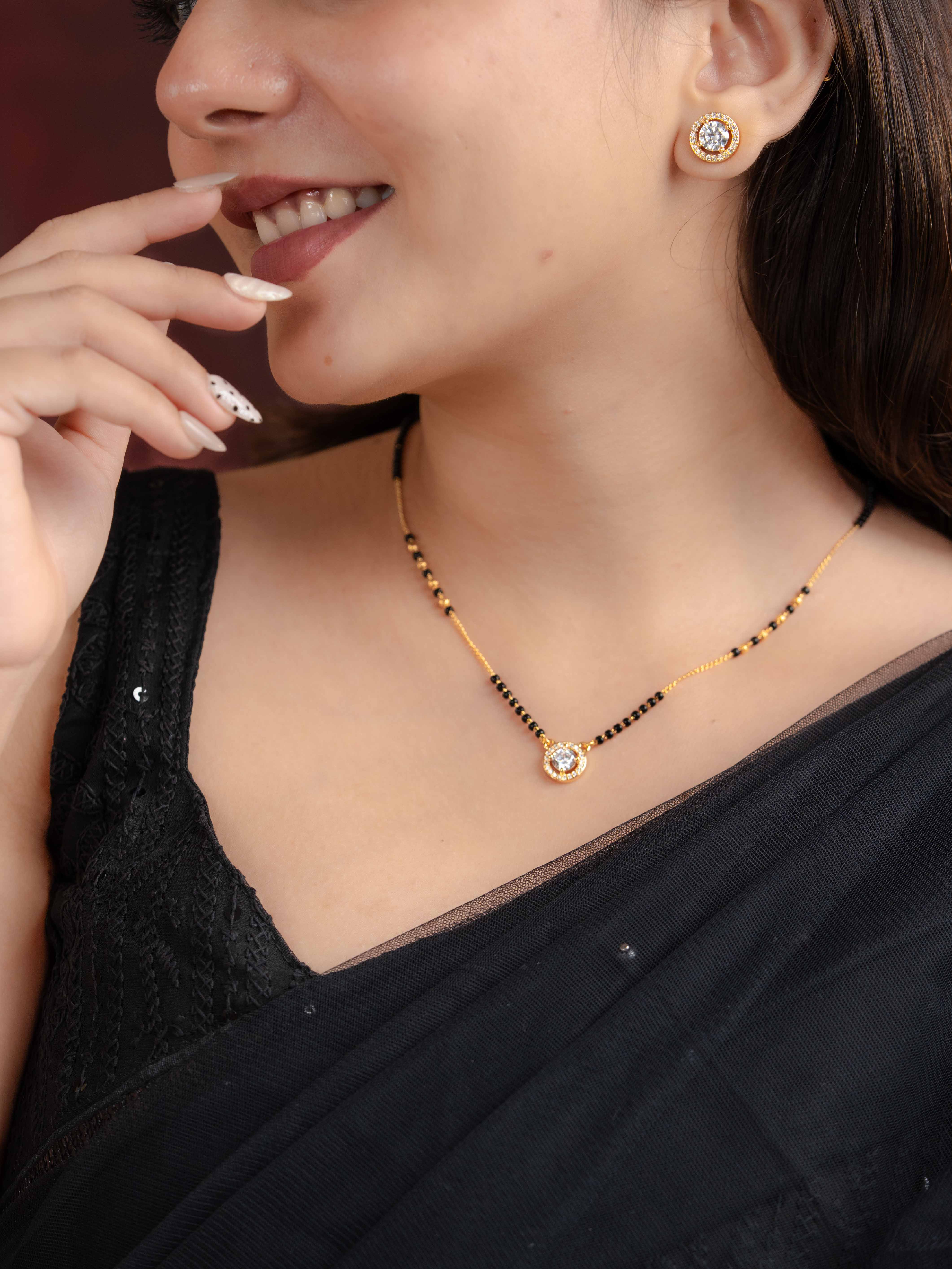 Emily Mangalsutra with Earrings