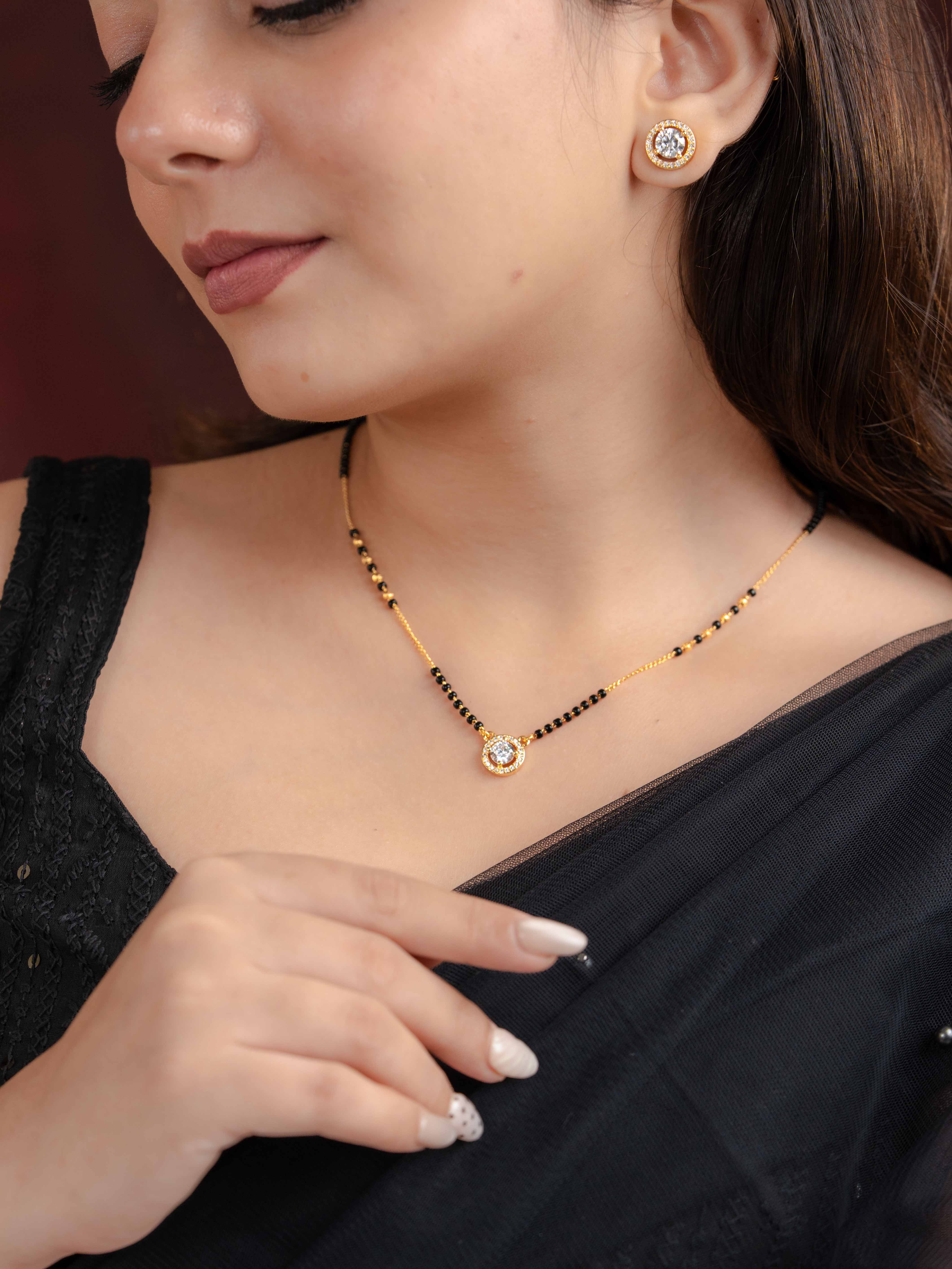 Emily Mangalsutra with Earrings