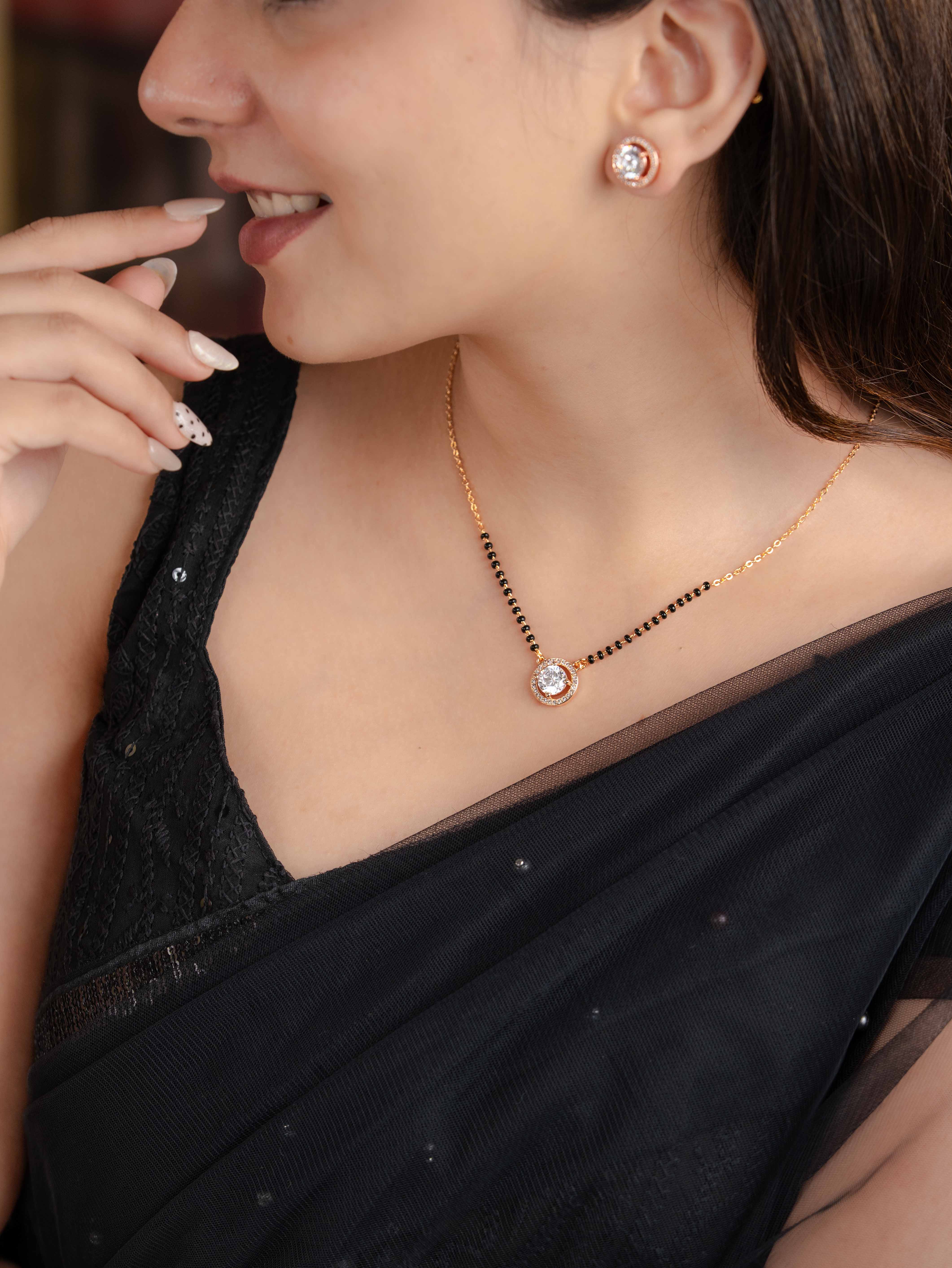 Suhana Mangalsutra with Earrings