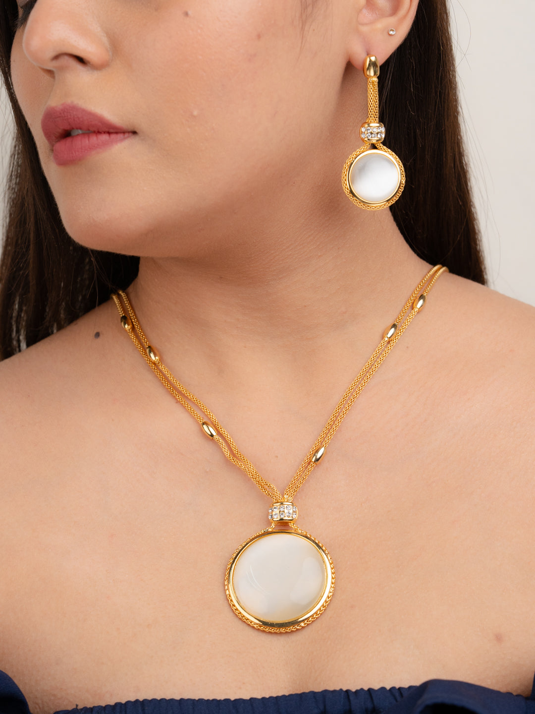 Bombshell Diamond Necklace Set