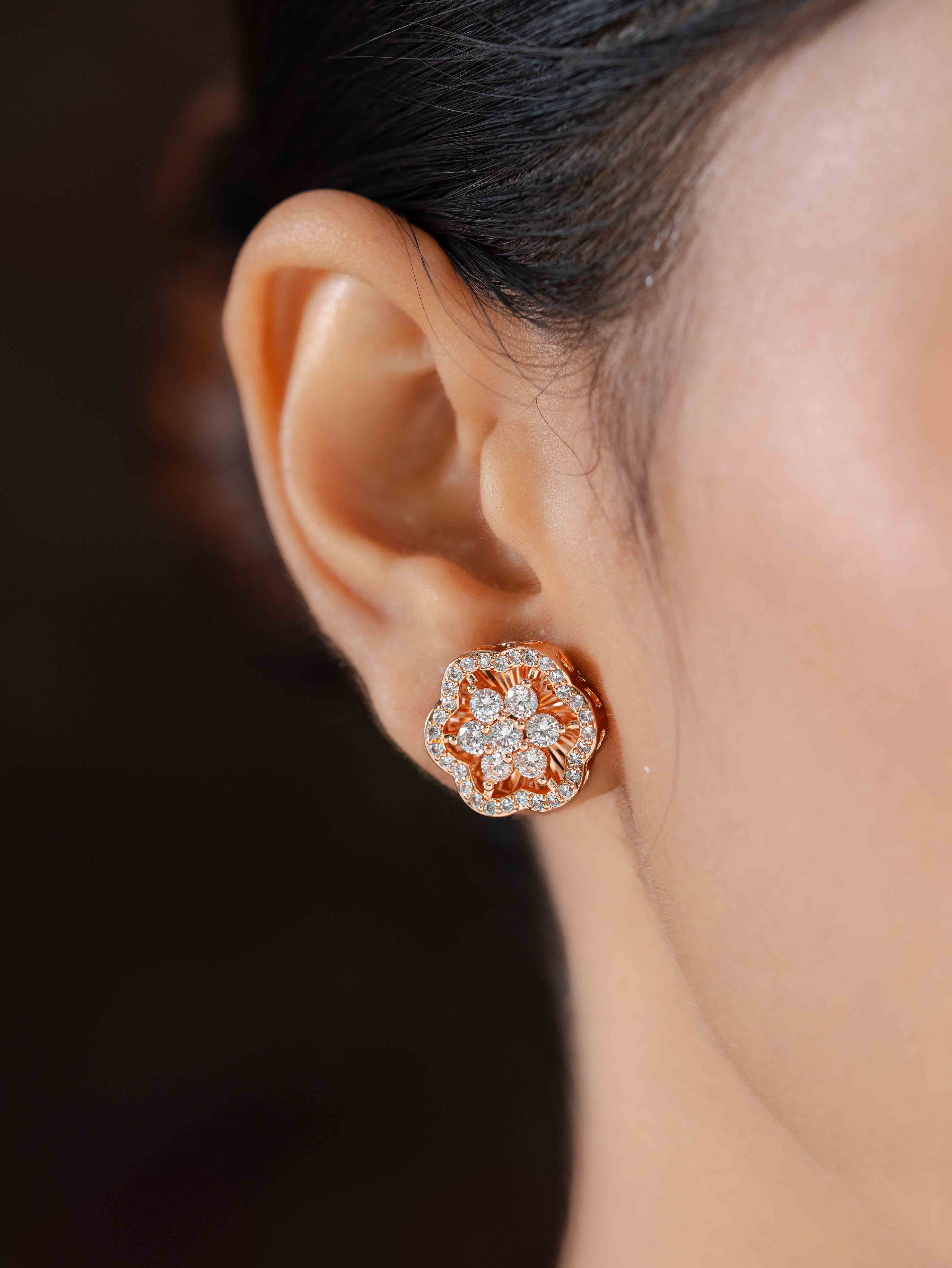 Solitaire Mangalsutra With Earrings