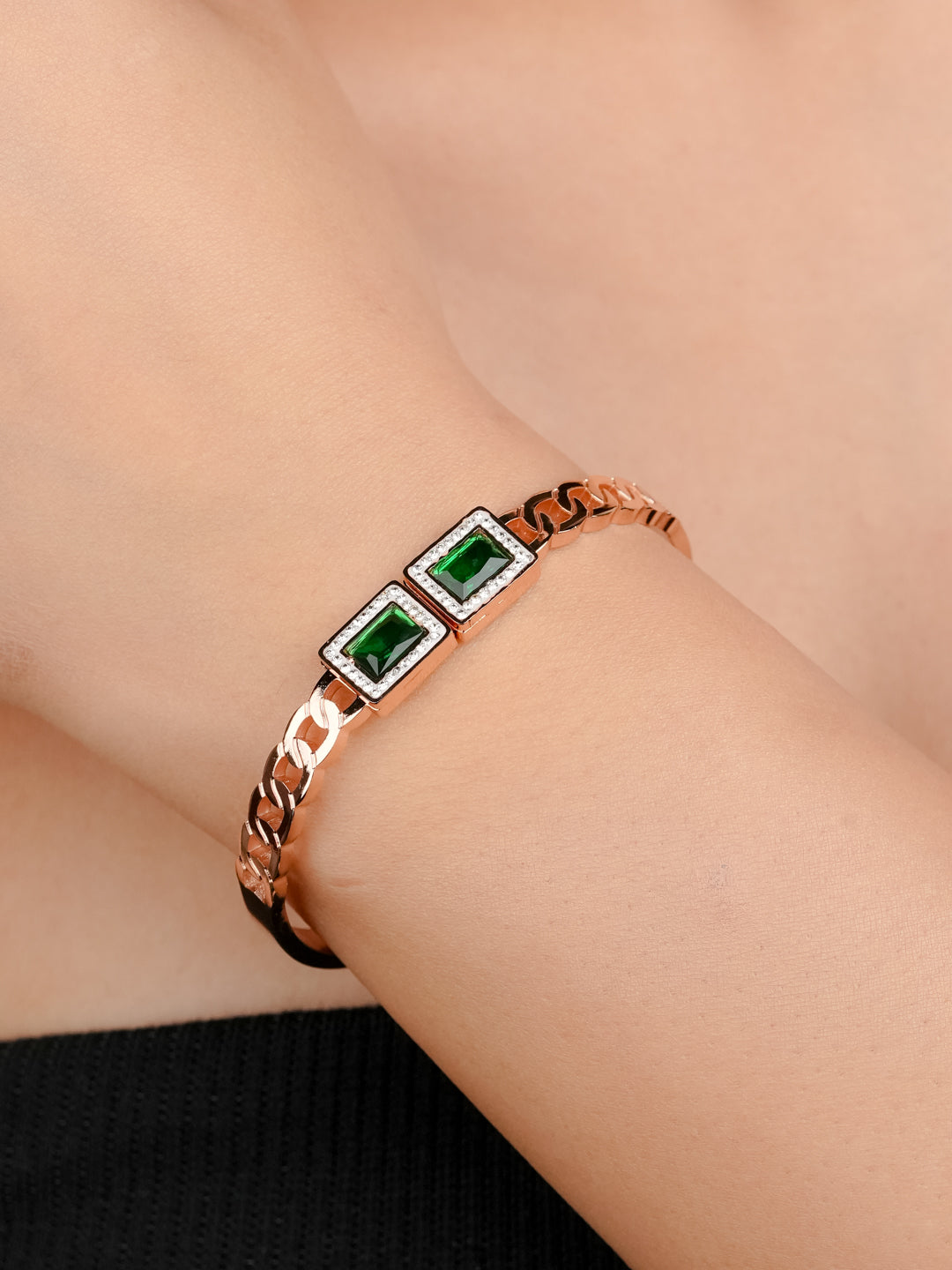 Designer Emerald Bracelet