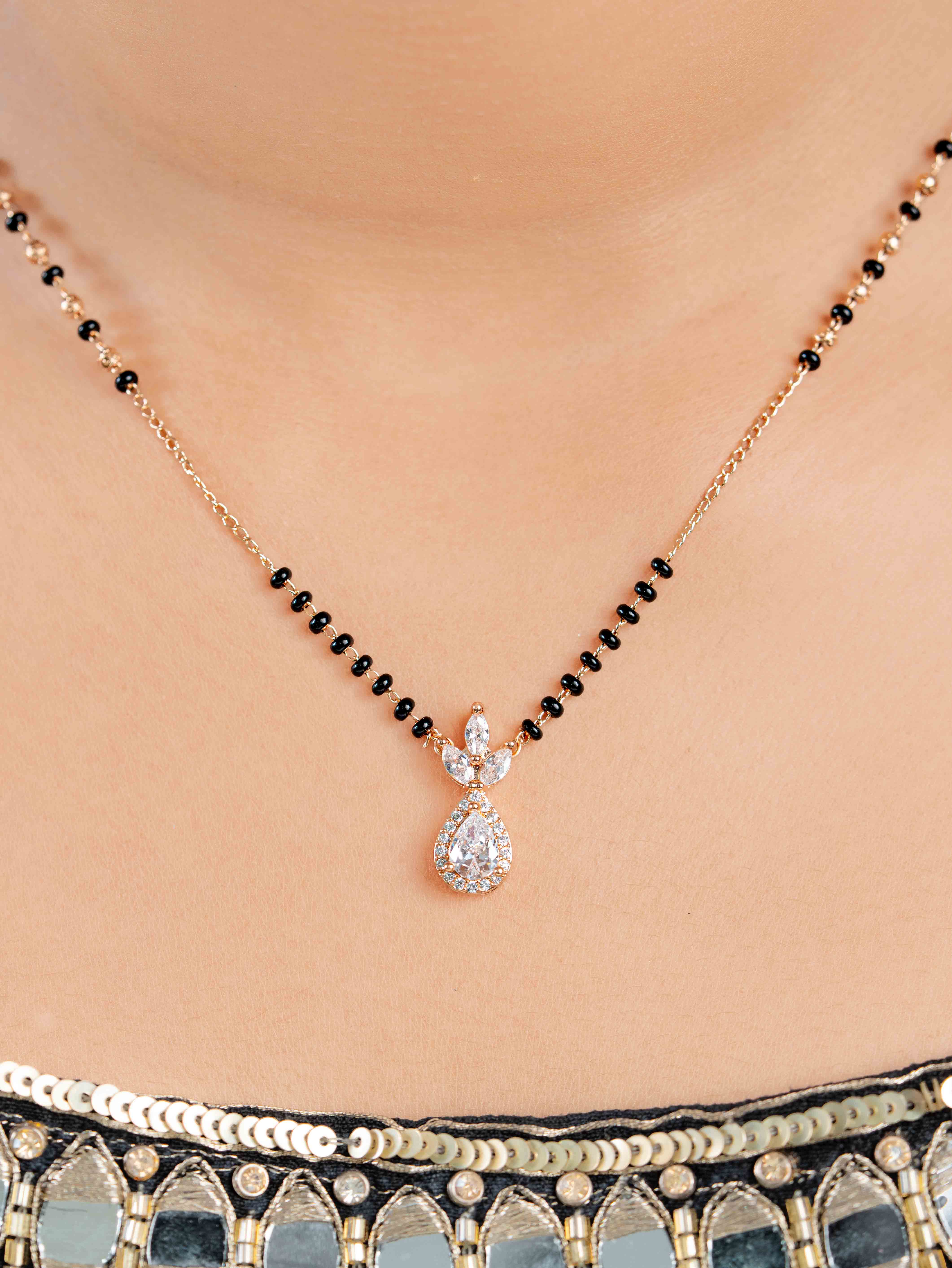 Ahira Mangalsutra with Earrings