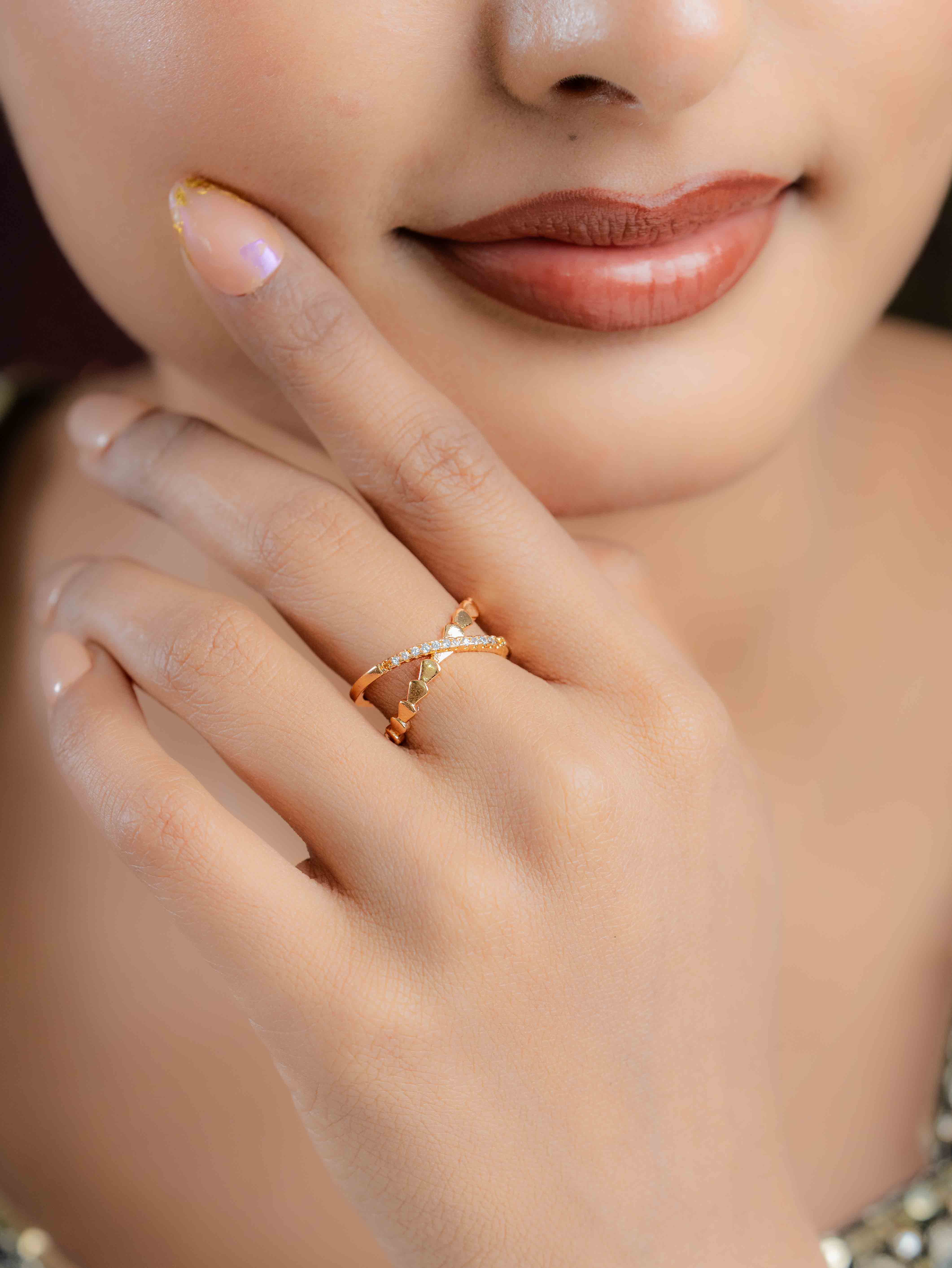 Blush Adjustable Ring
