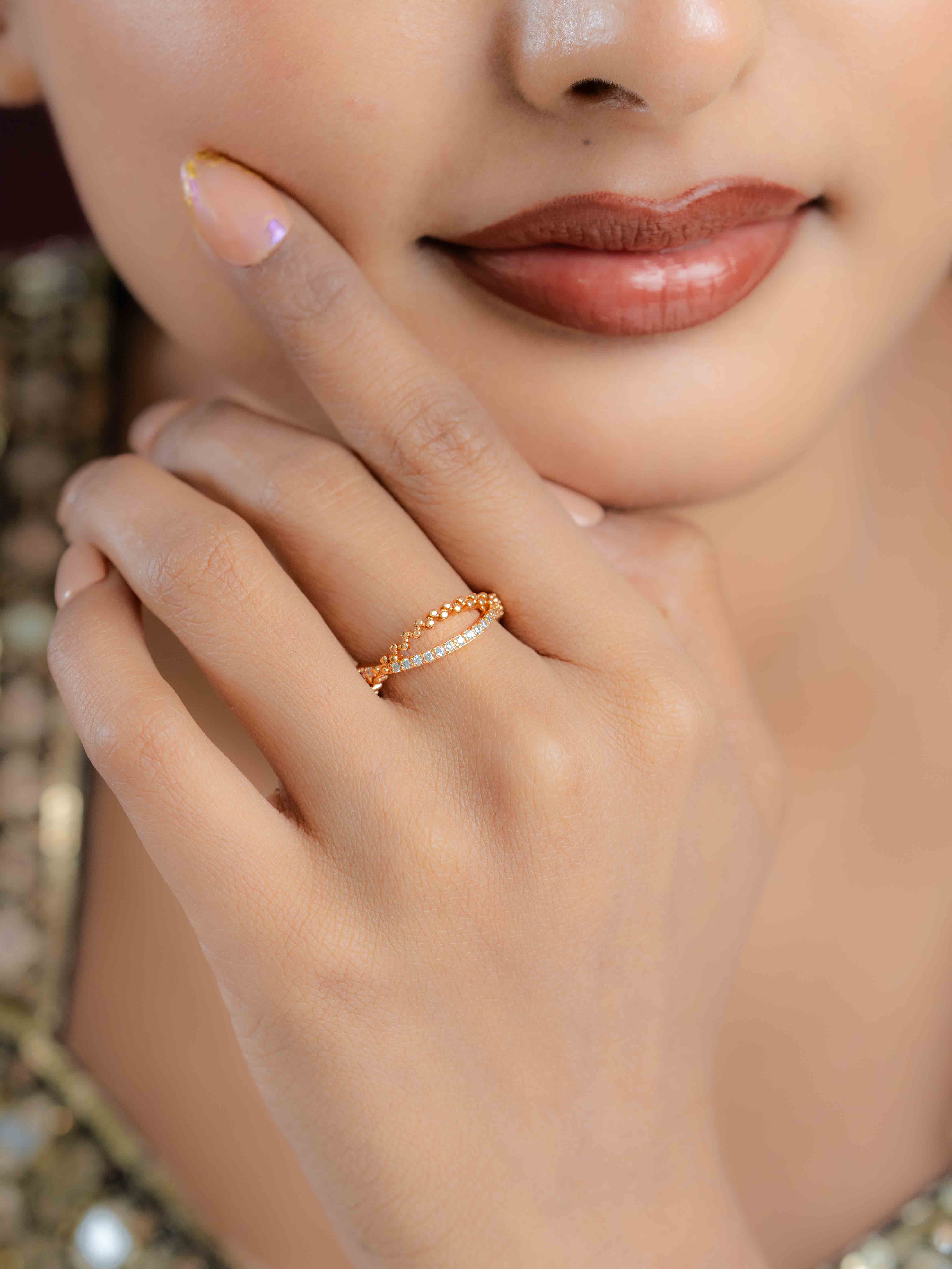 Aster Adjustable Ring