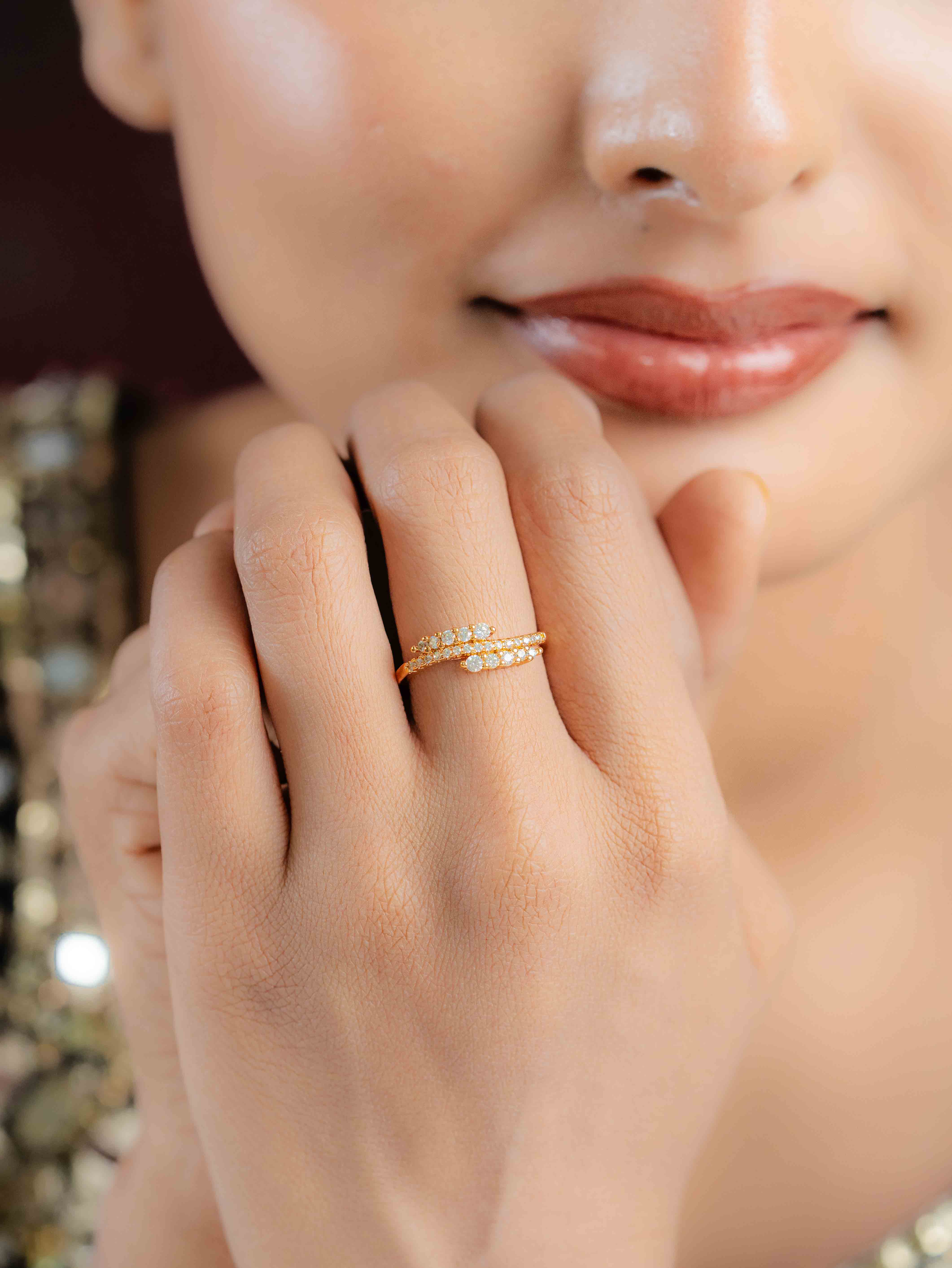 Everglow Adjustable Ring