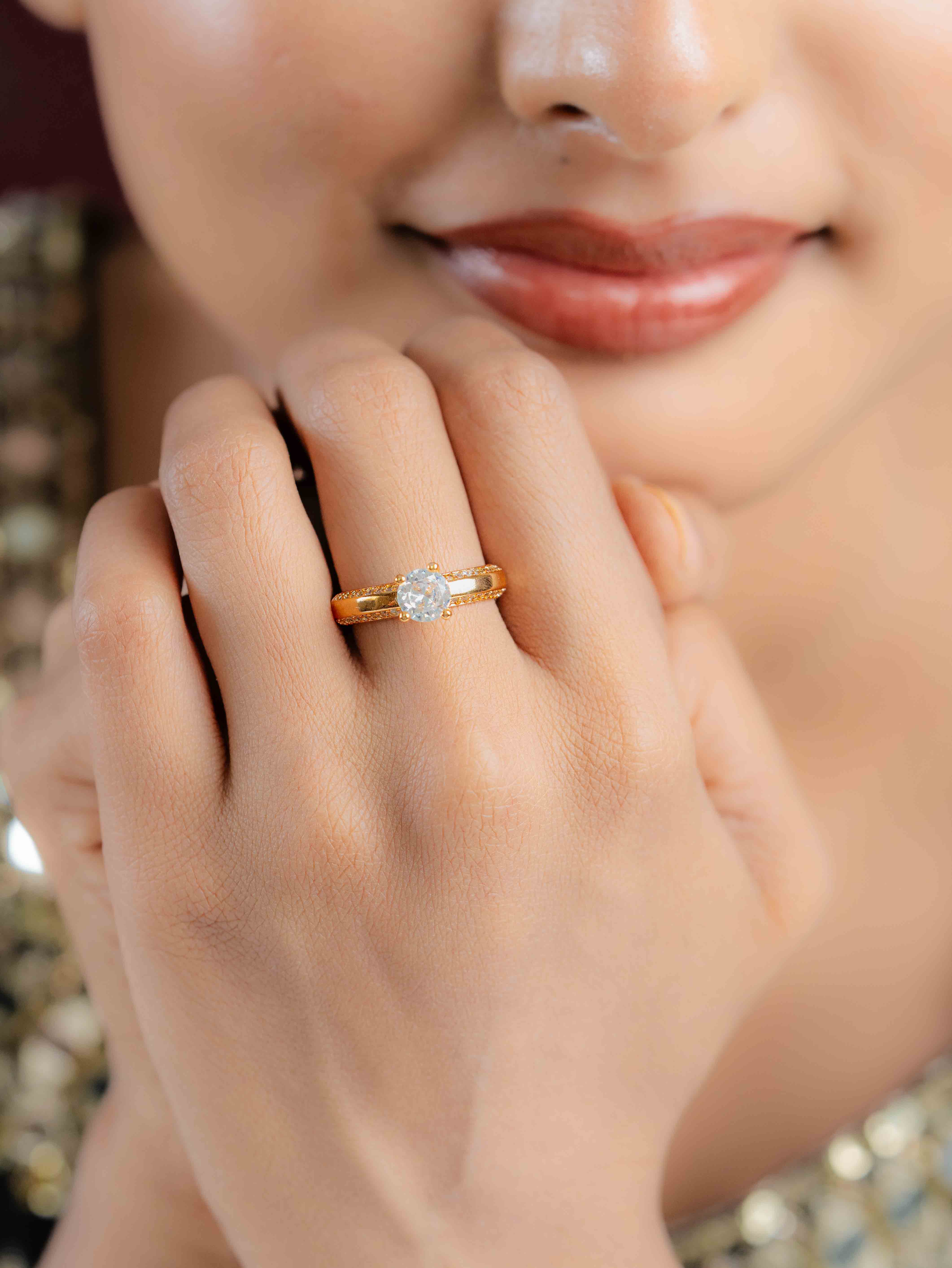 Garden Glow Adjustable Ring