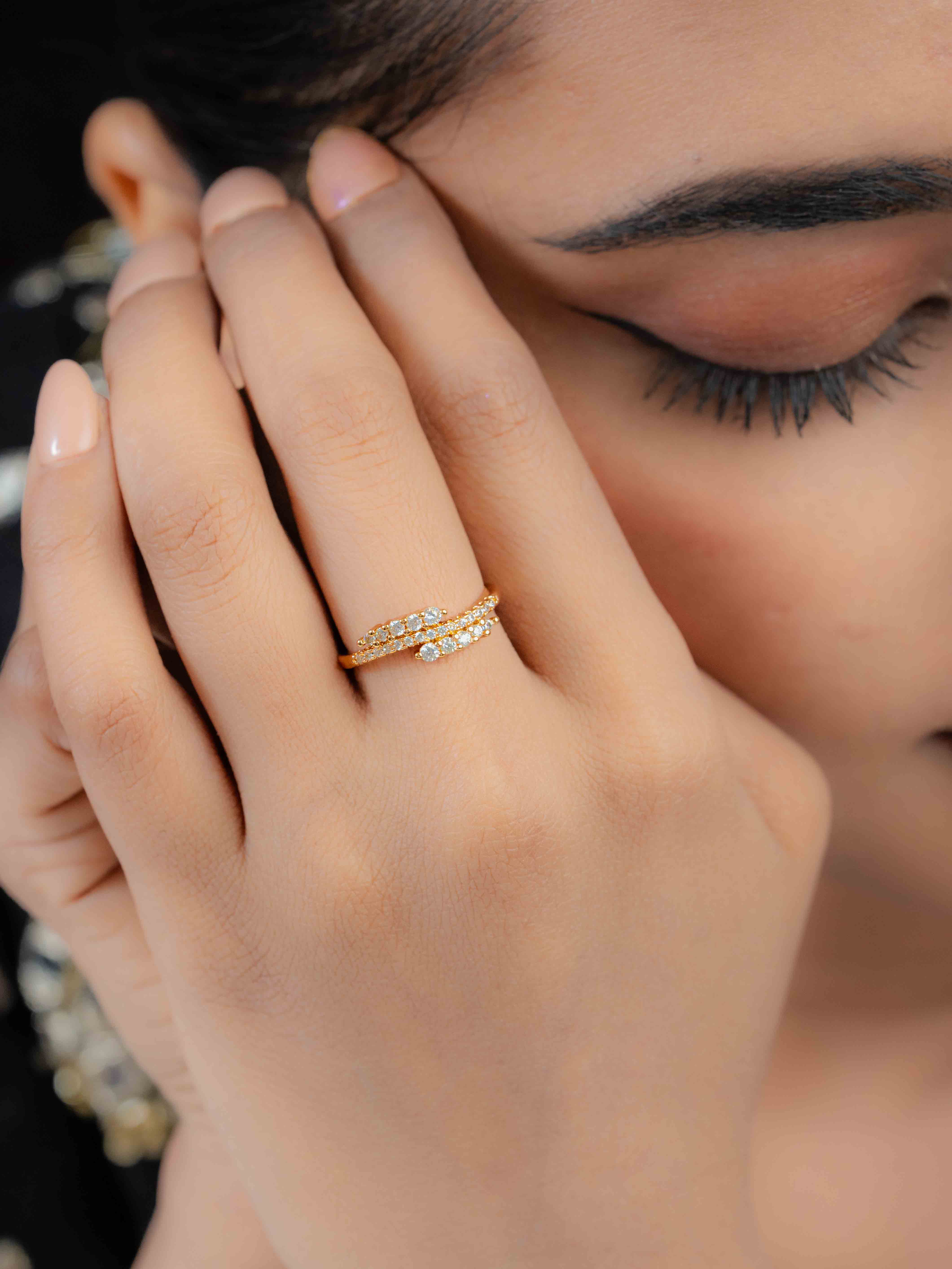 Everglow Adjustable Ring