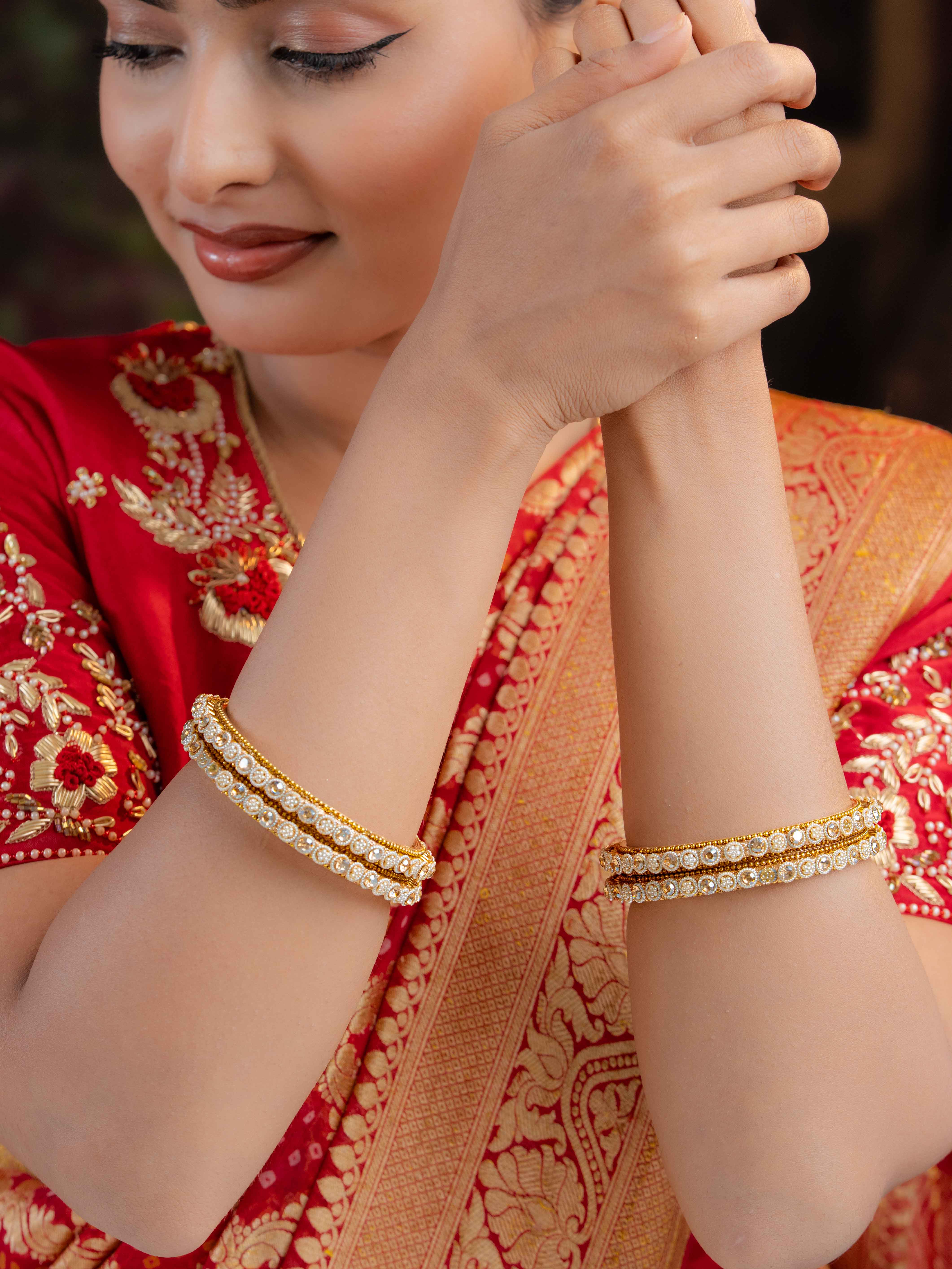 Mishika Festive Bangles ( Set Of 4 )