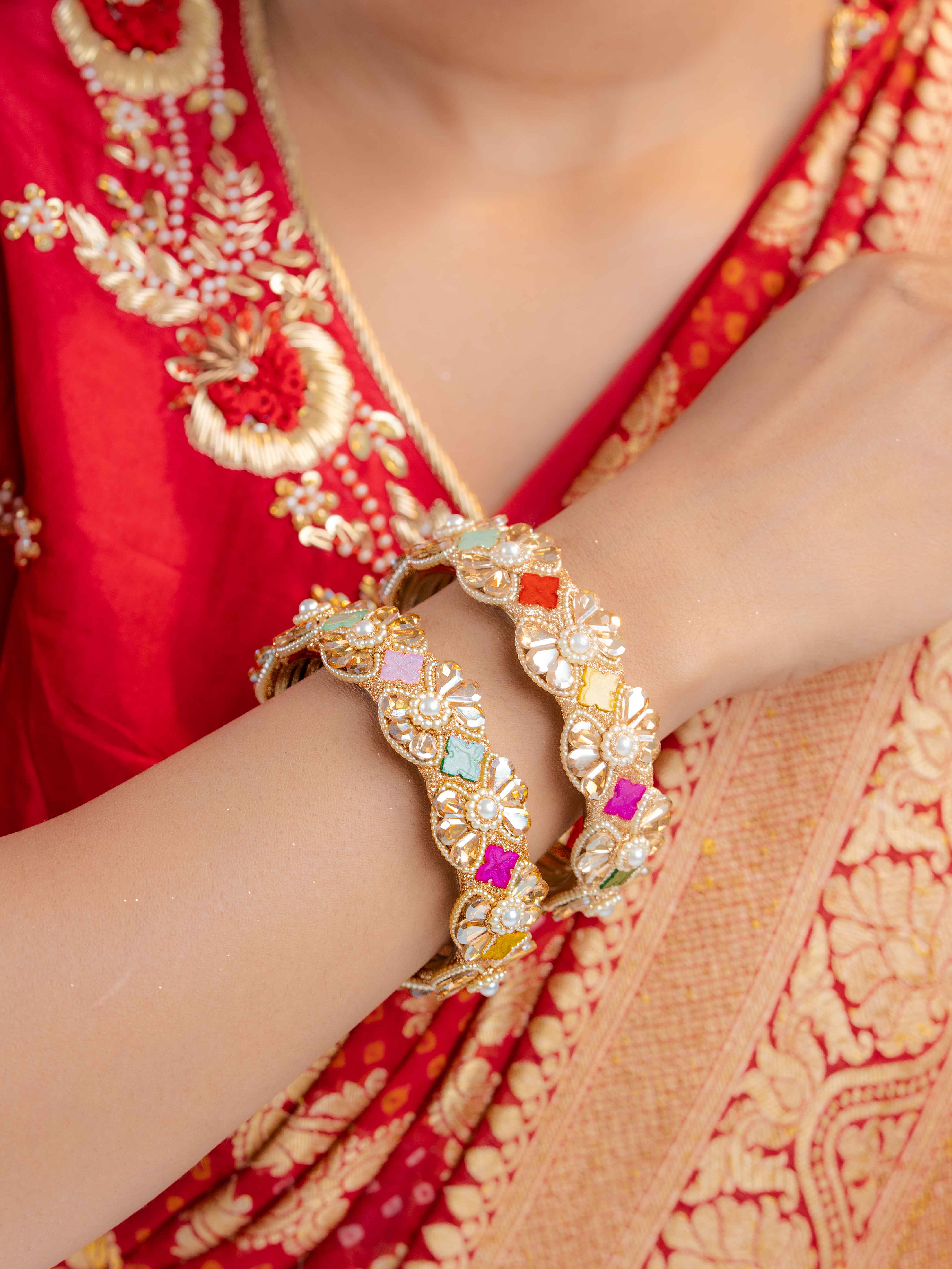 kusum Festive Bangles ( Set Of 2)