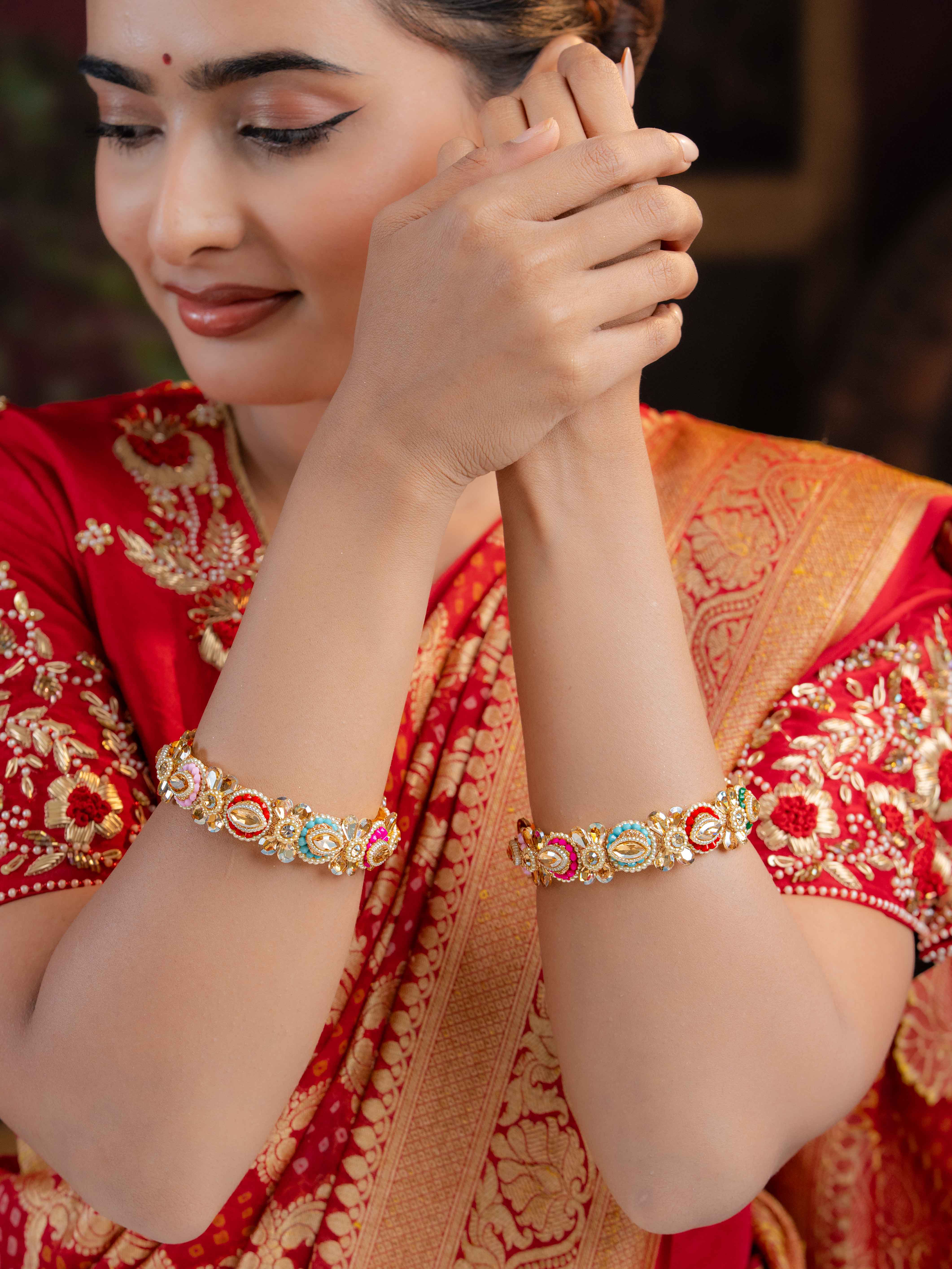 Phoolrani Festive Bangles ( Set Of 2)