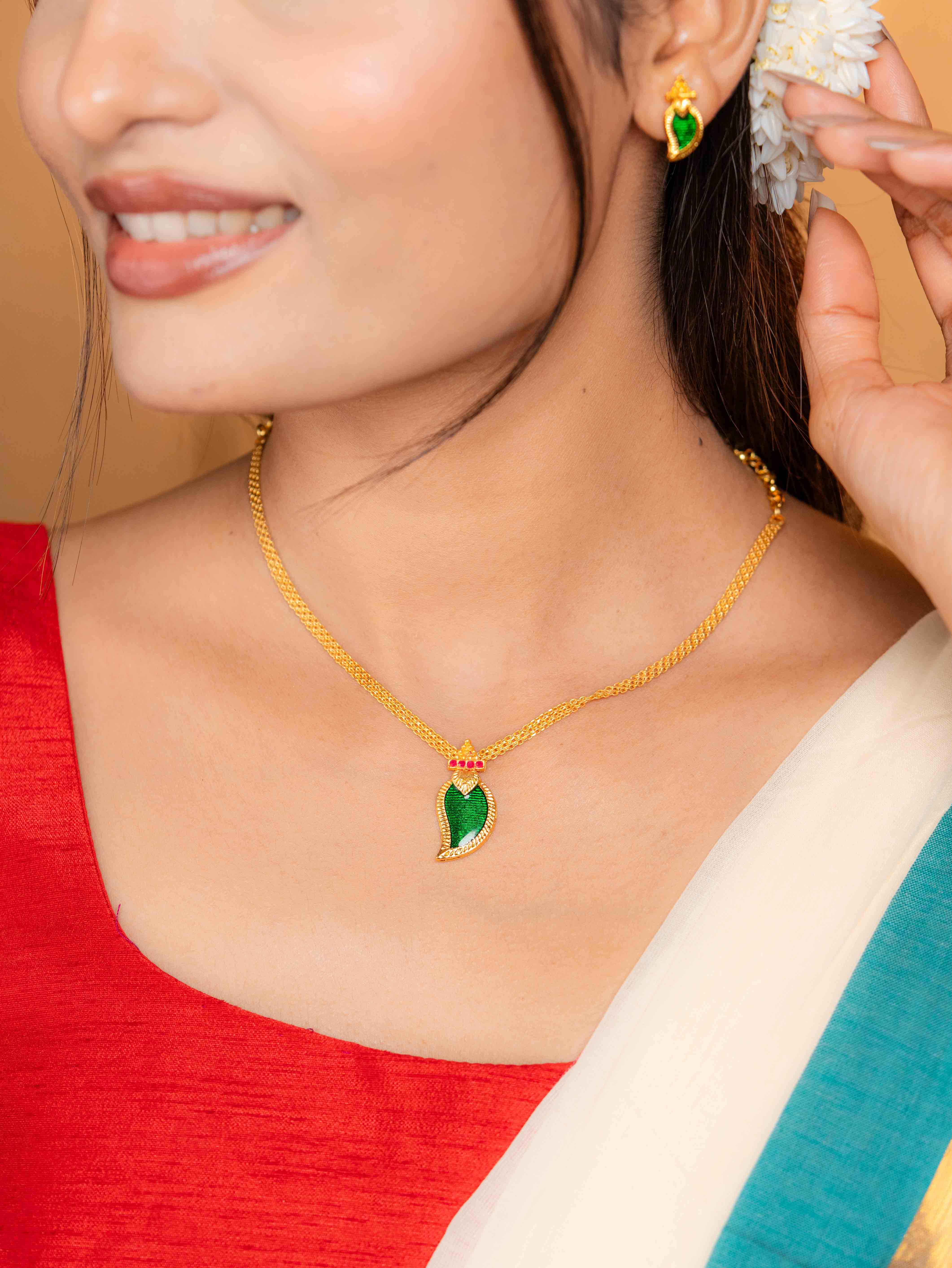 Devayani Temple Necklace set