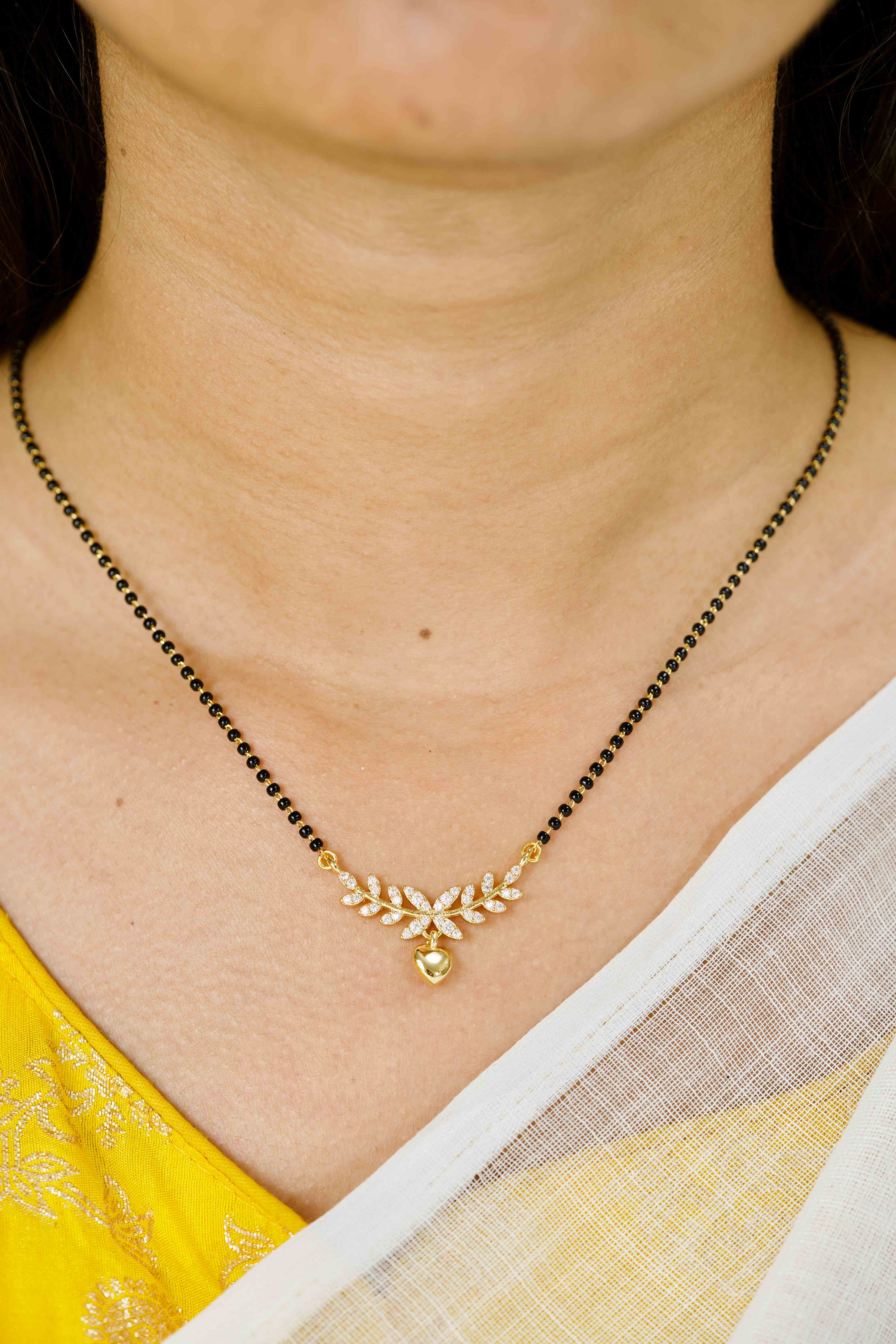 Nora Full Black Beads Mangalsutra