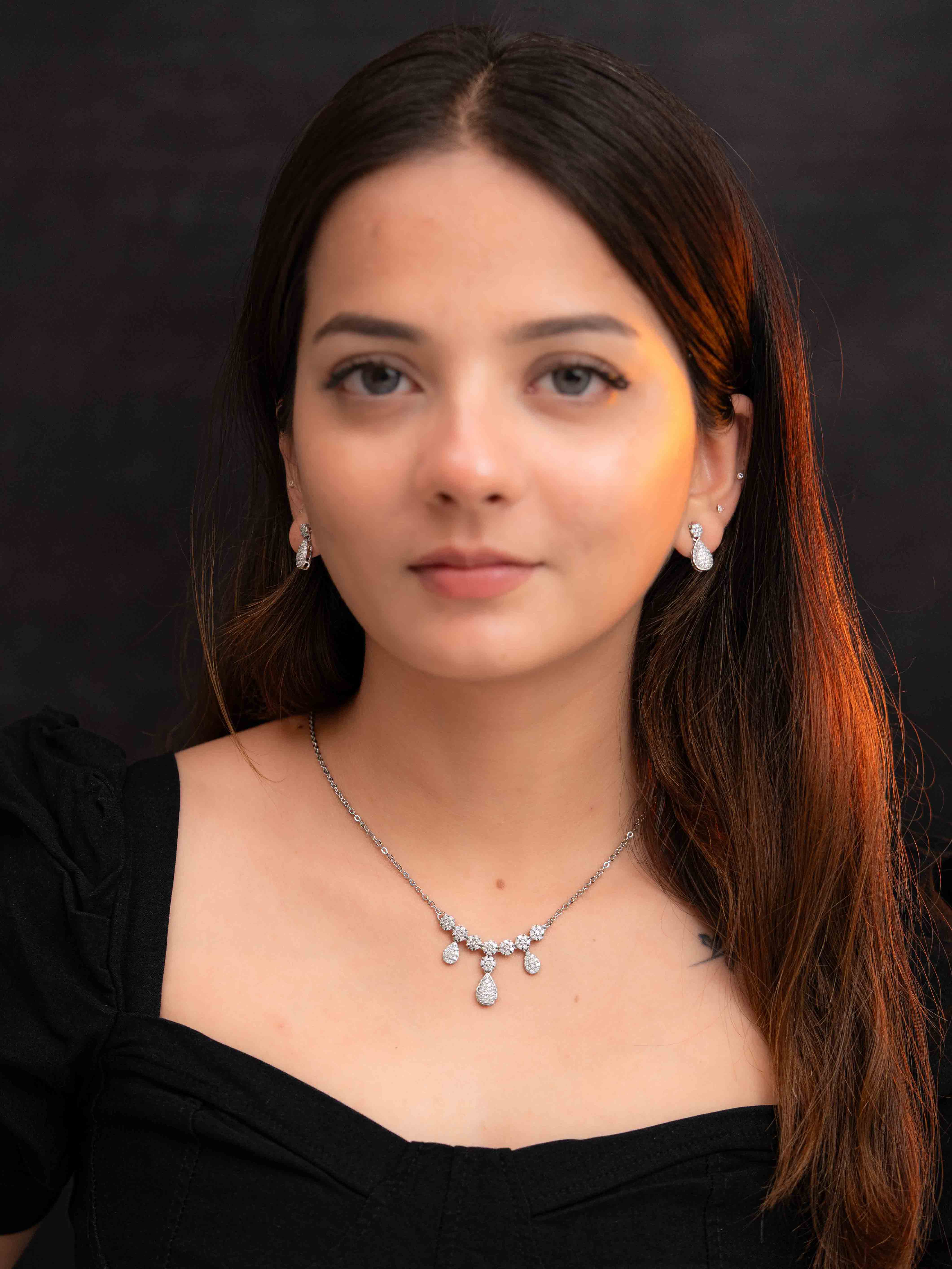 Zara Silver Necklace Set