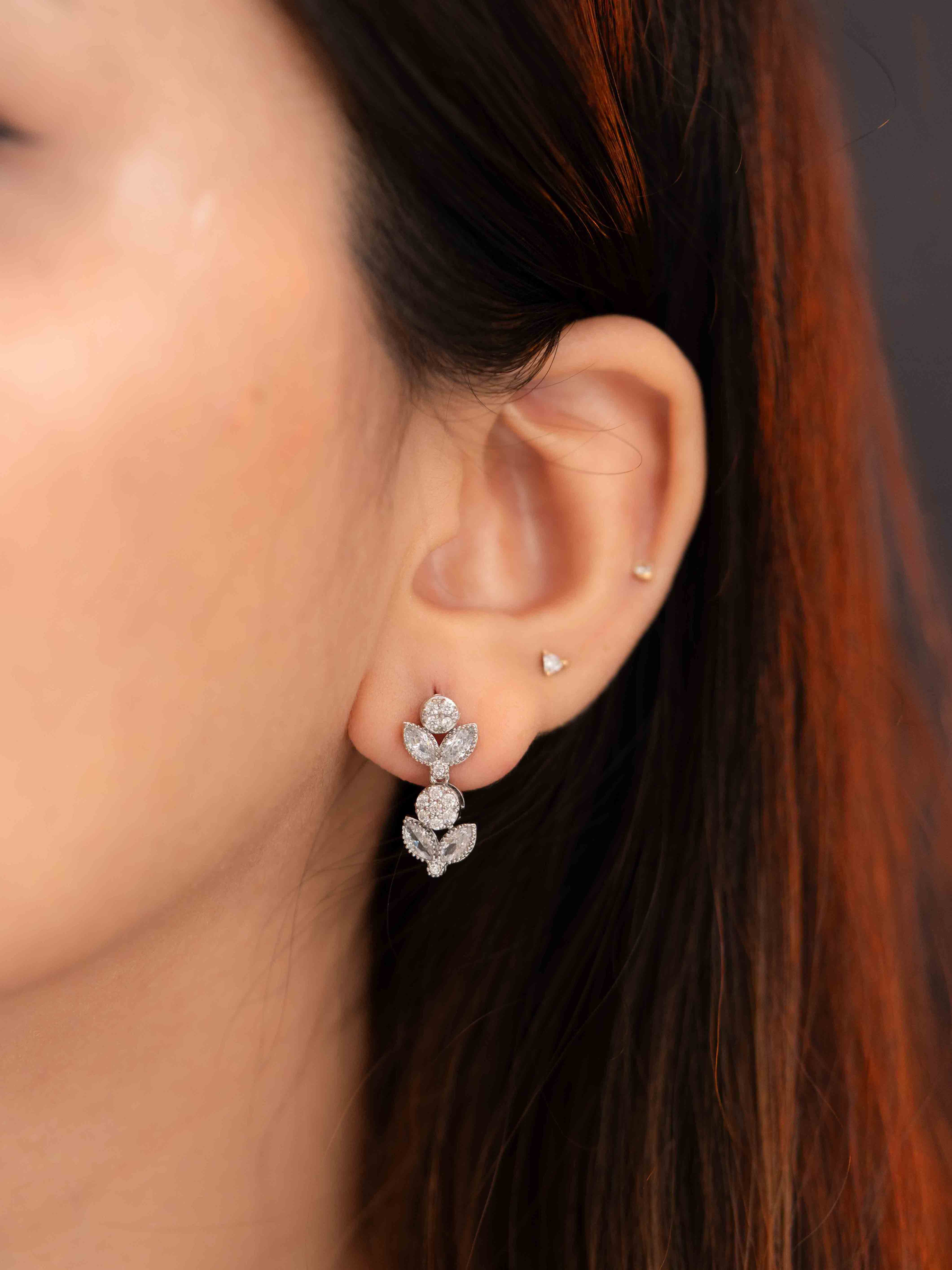 Charm Silver Necklace Set