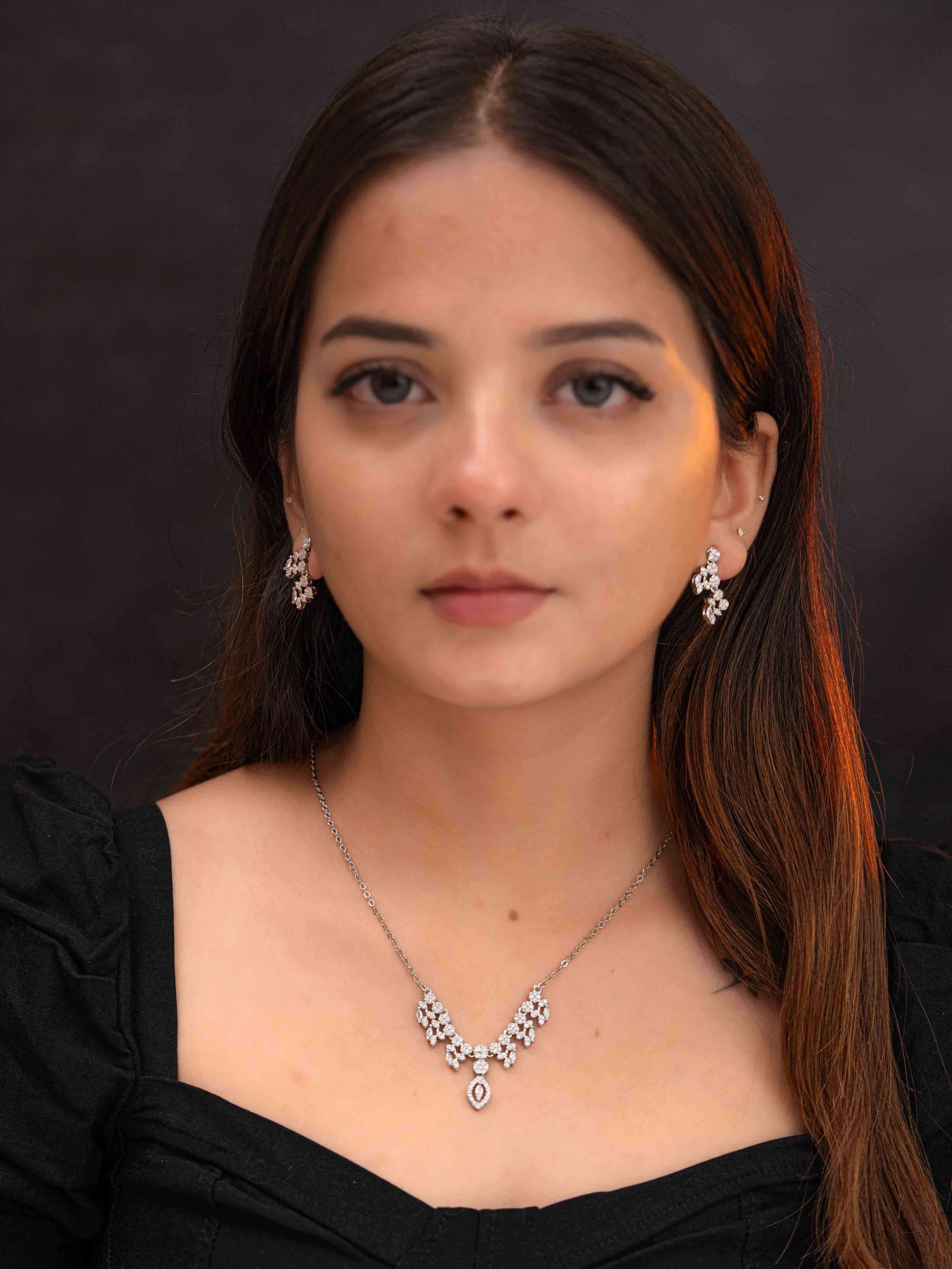 Ojasvi Silver Necklace Set