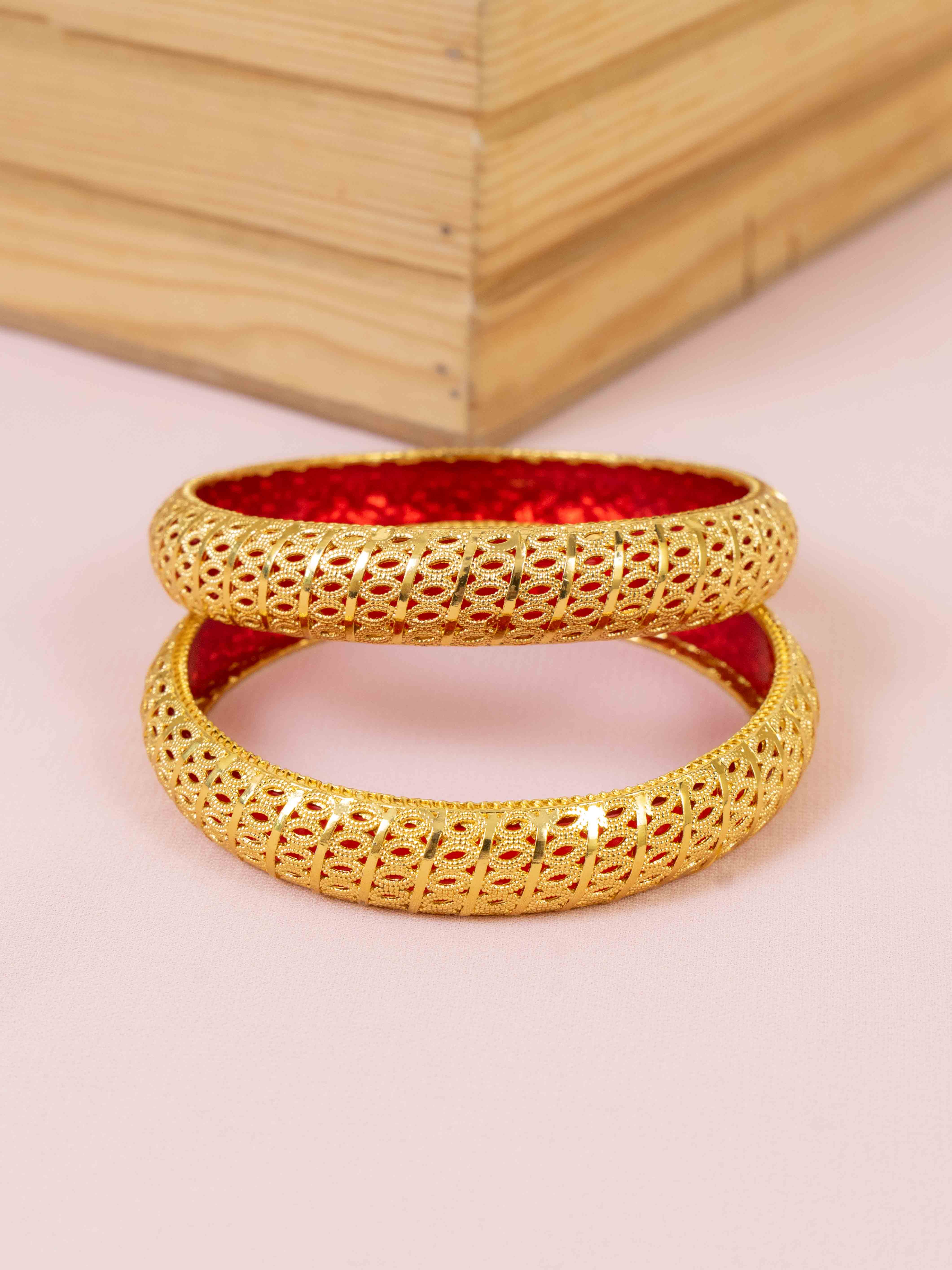 Rani Red bala Bangle (Set of 2 )