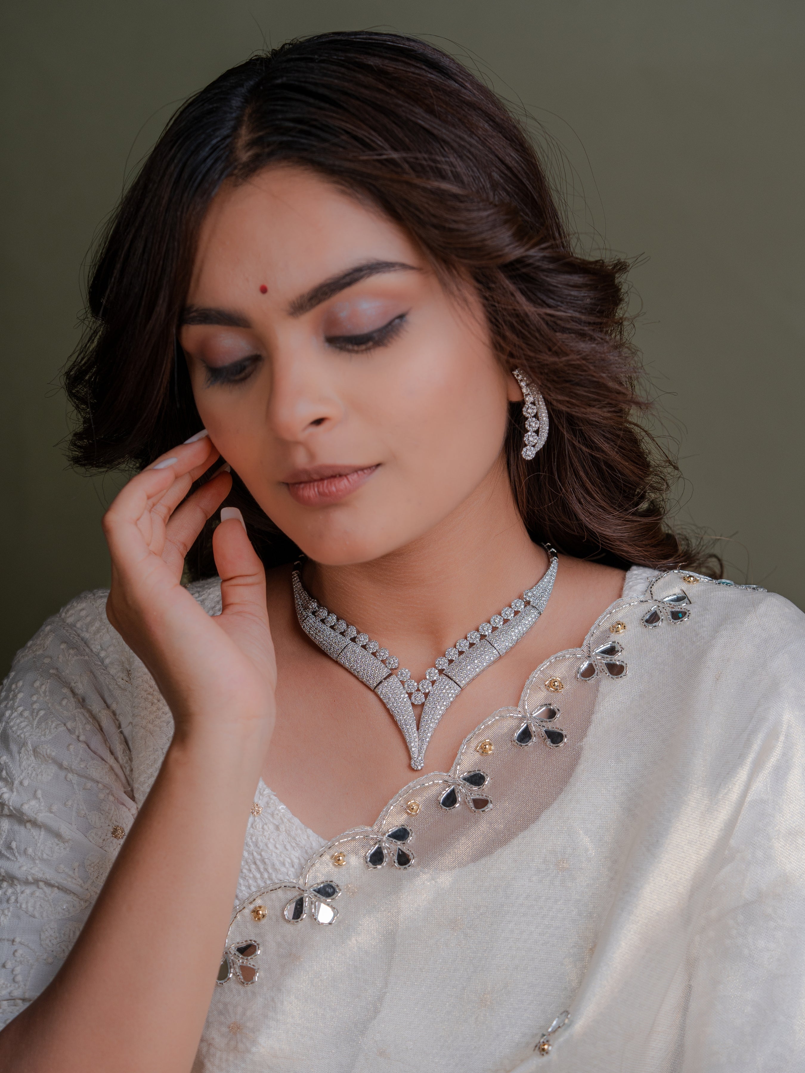 Dazzling Droplets Necklace Set