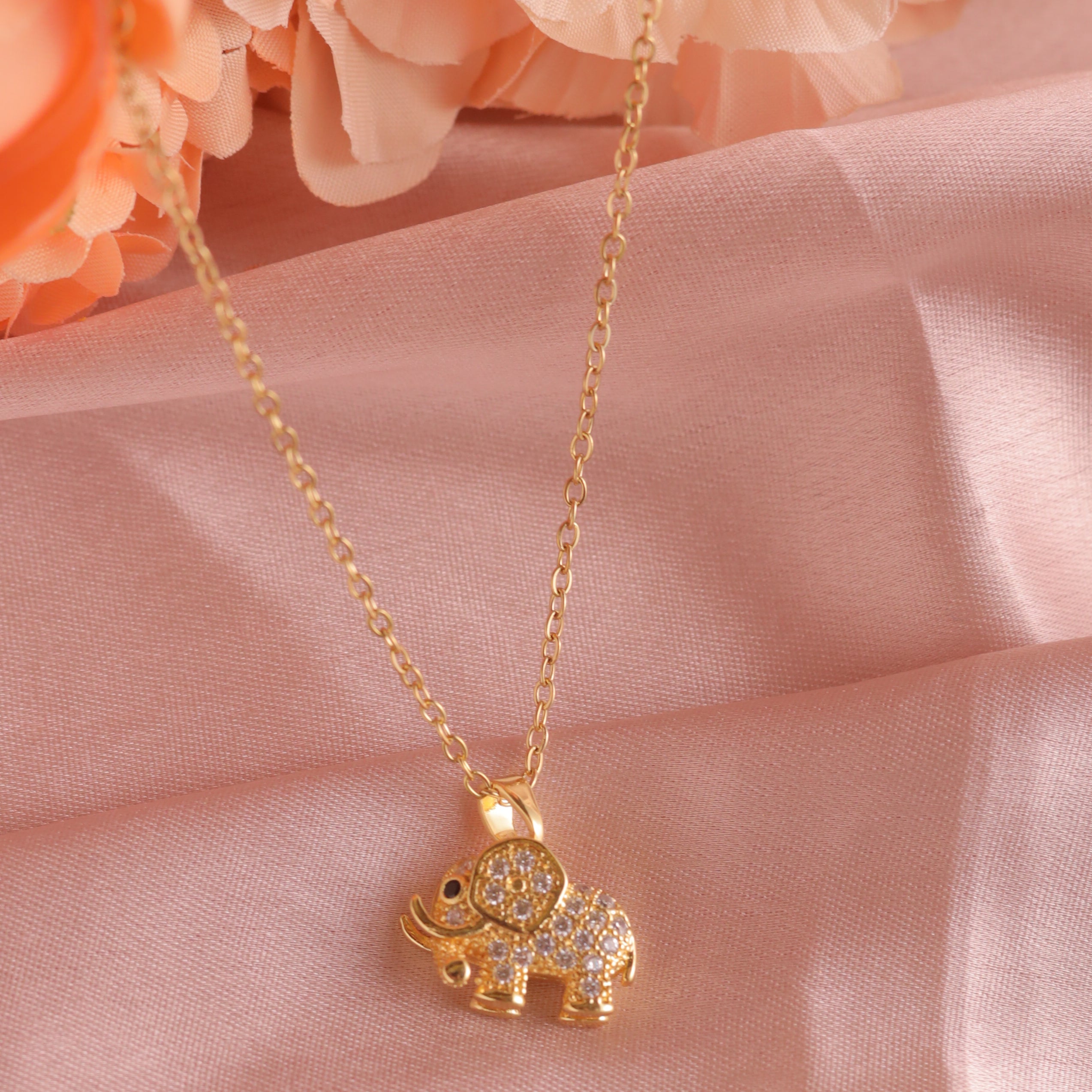Gold Sapphire Necklace