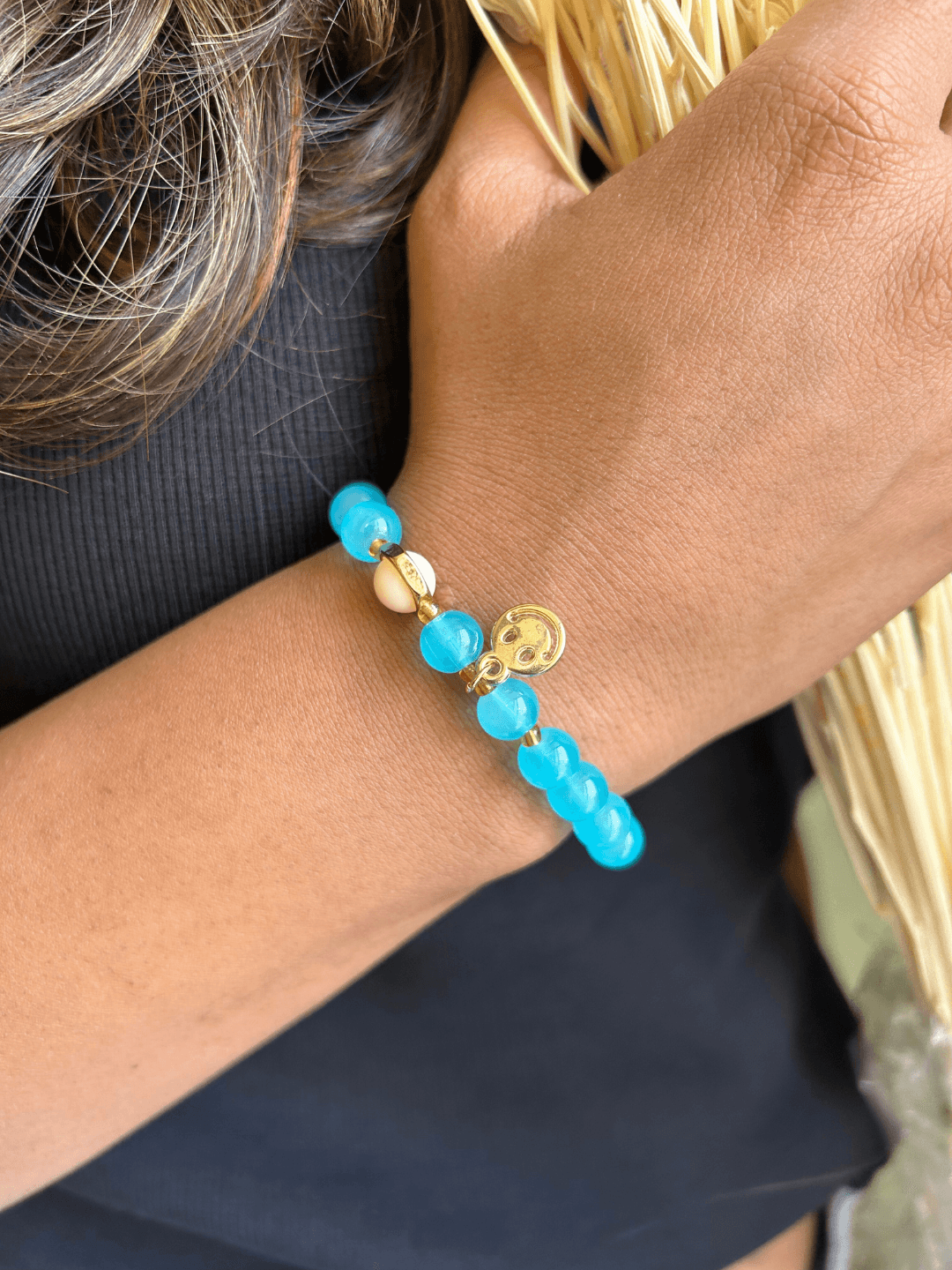 Real Blue Jade Bracelet - Zerakijewels