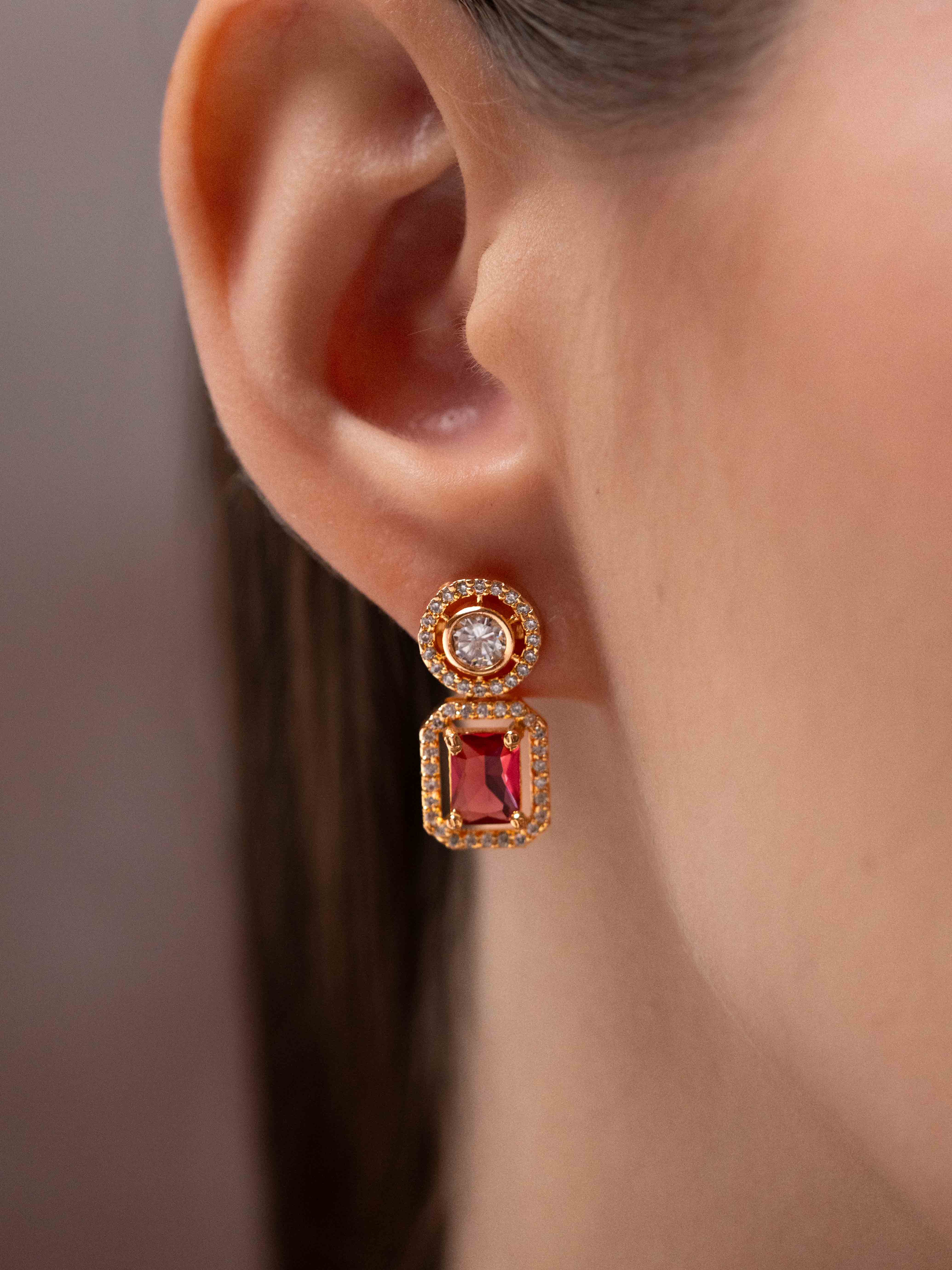 Ruby Earrings