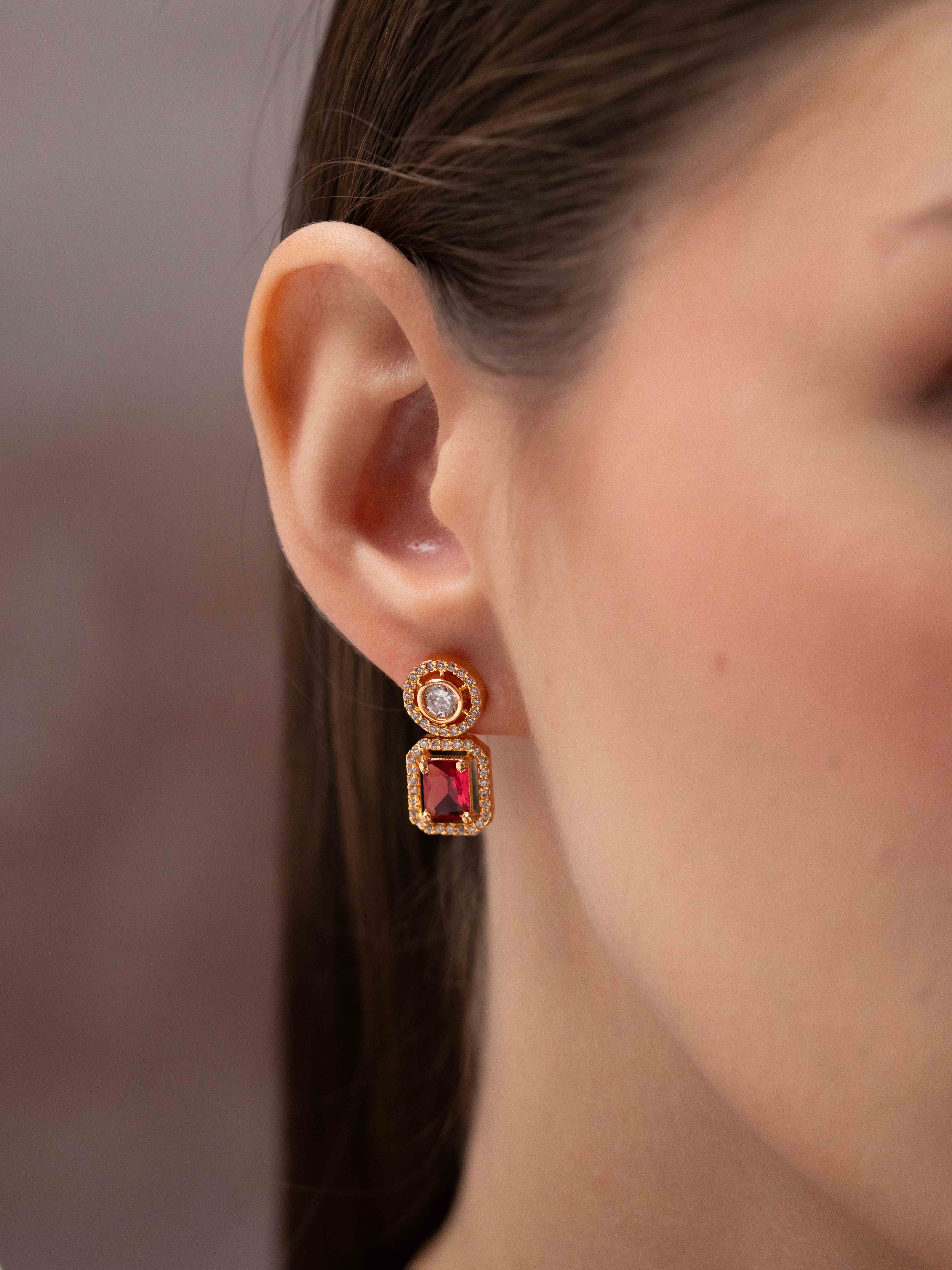 Ruby Earrings