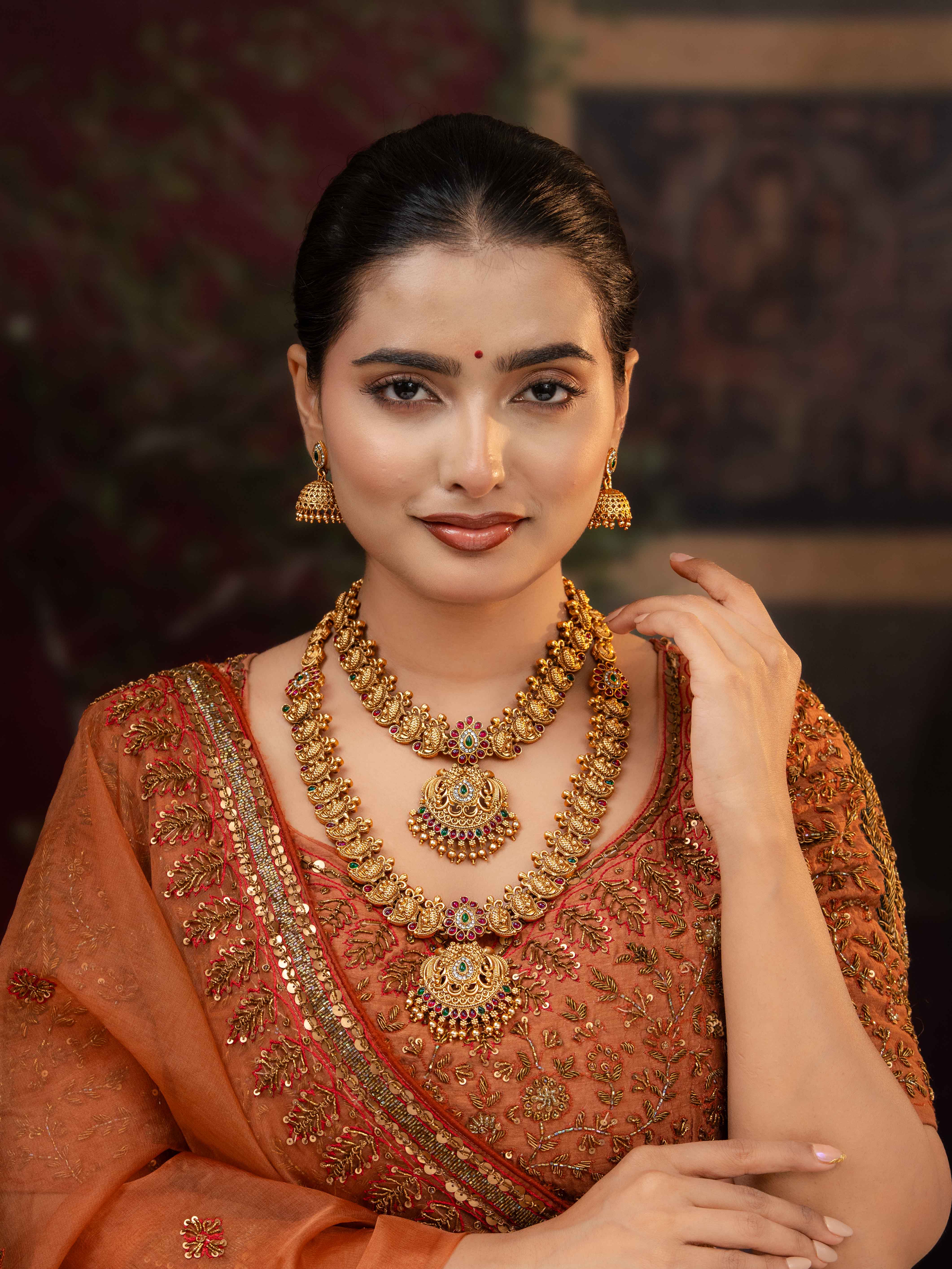 Poorvi Long Necklace Set