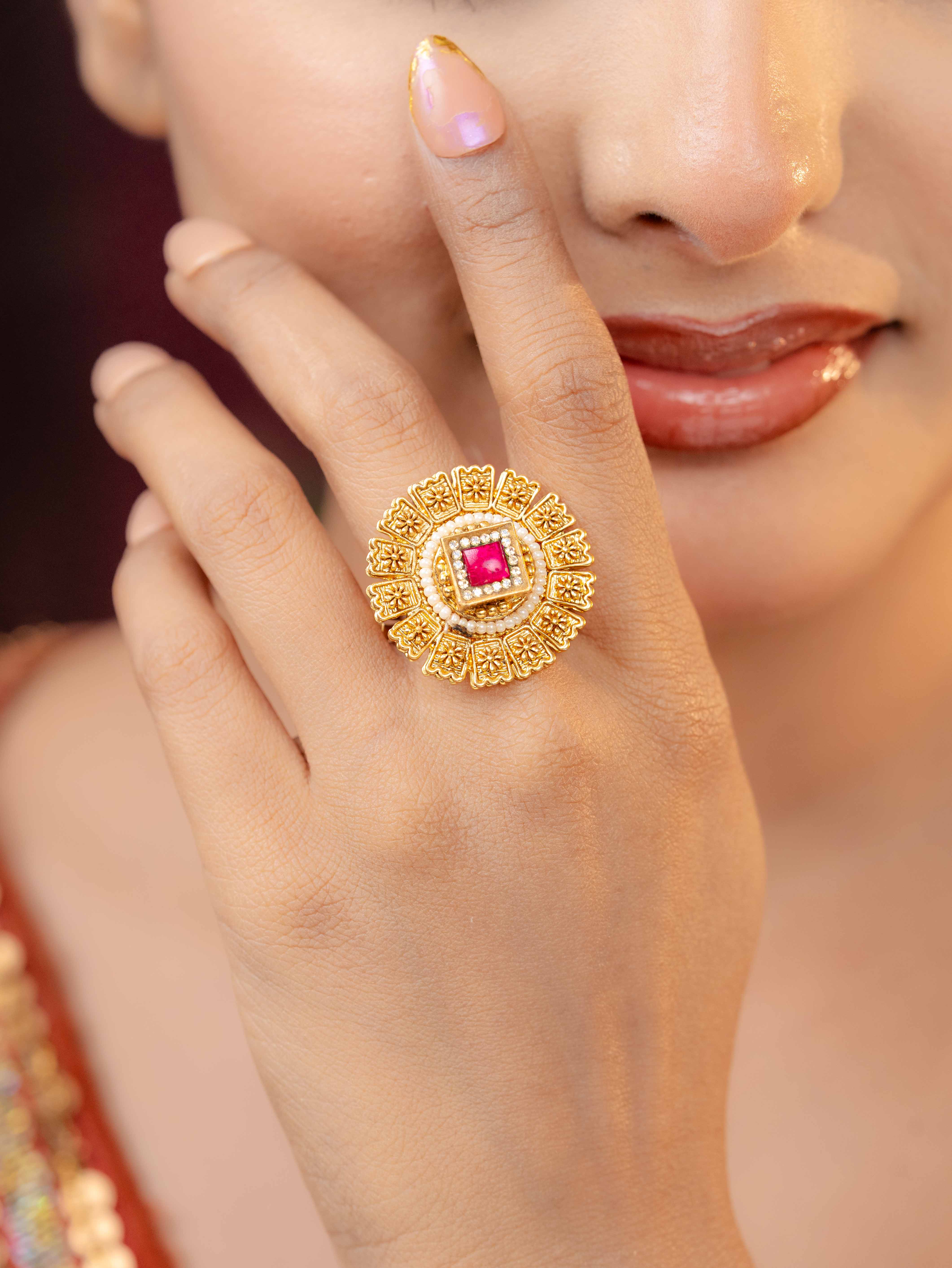 Gulraaj Adjustable Ring
