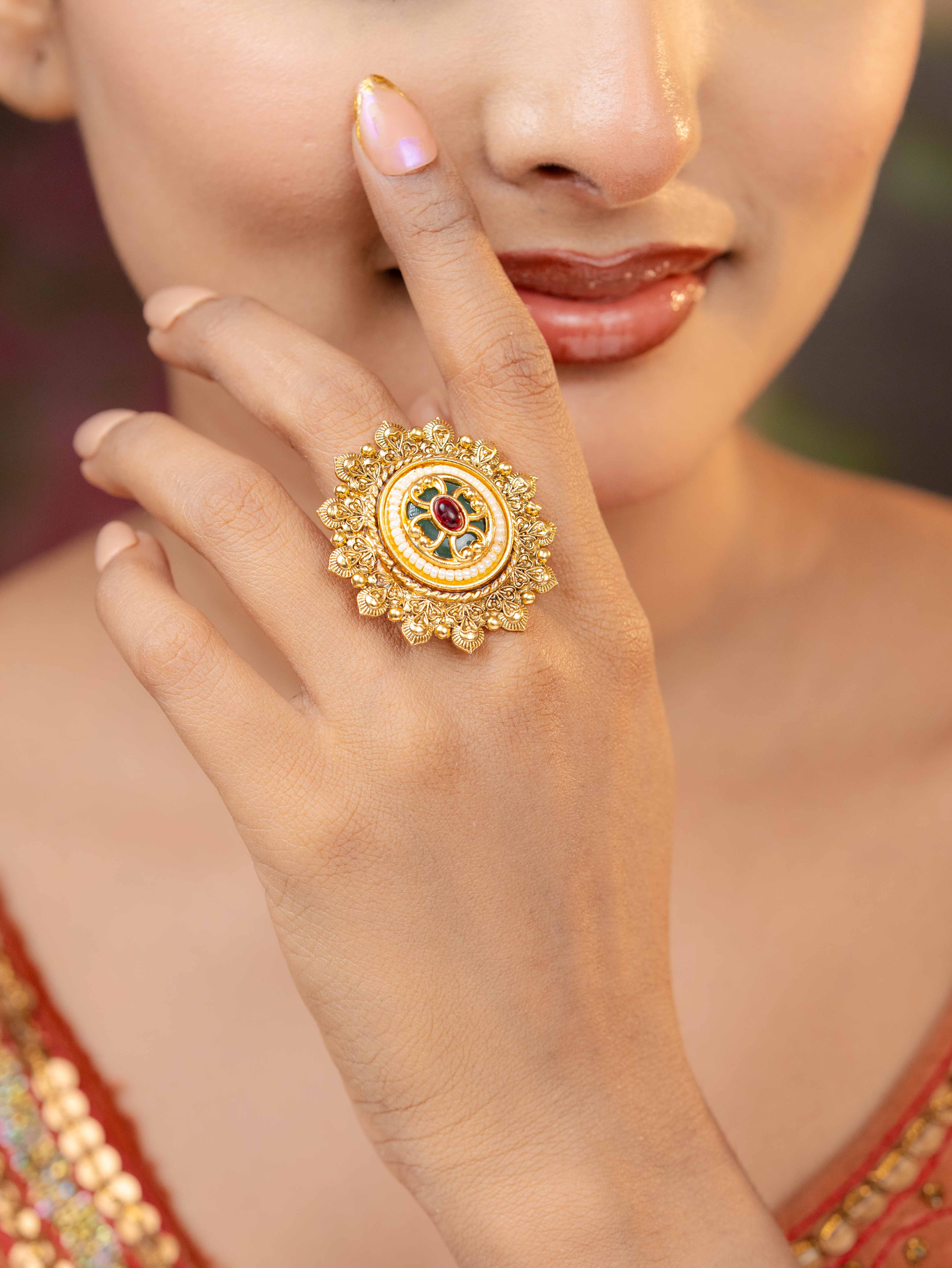Indrani Adjustable Ring