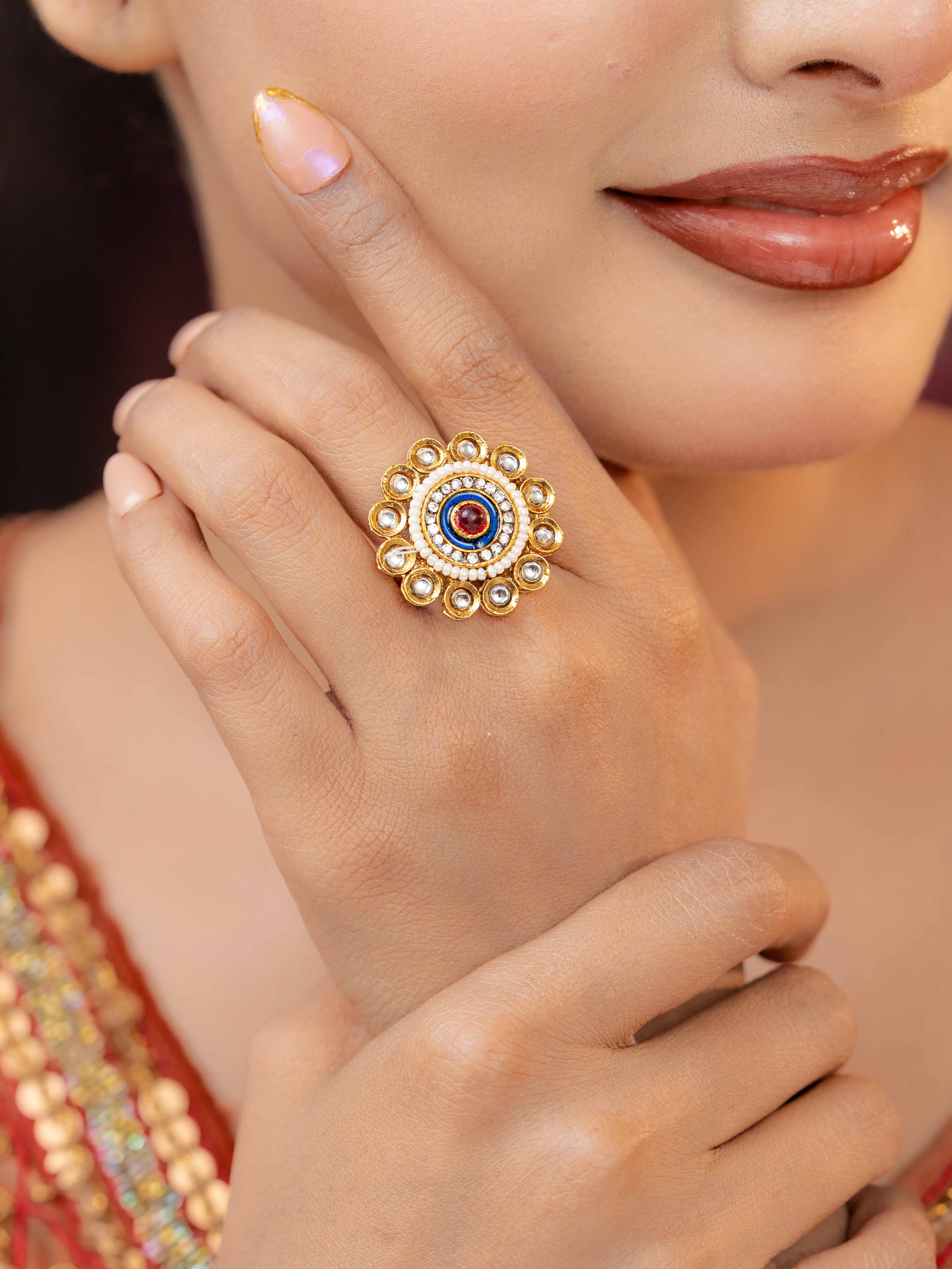 Devyani Adjustable Ring