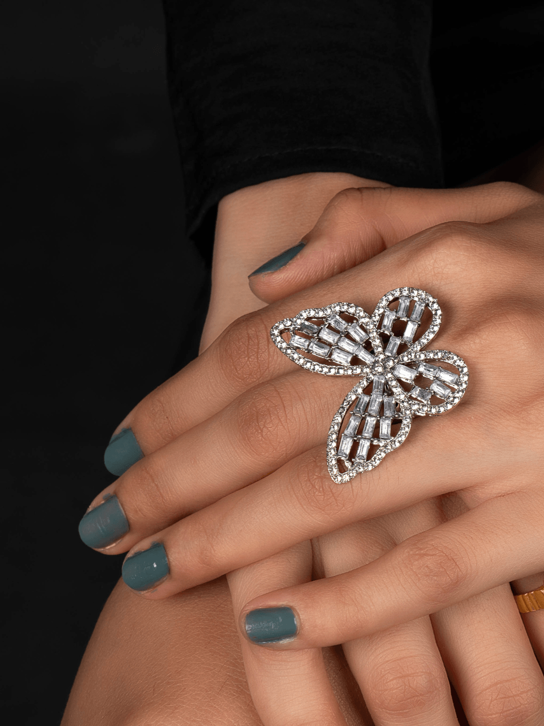 Statement Butterfly Adjustable Ring - Zerakijewels