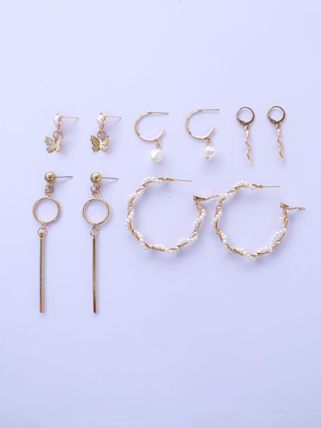 The Five of a Kind Earring Set - Zeraki Jewels