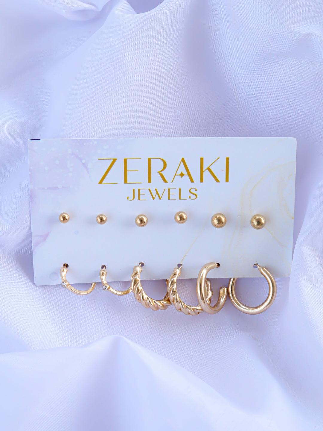 Mystical Whispering Earrings Combo - Zerakijewels