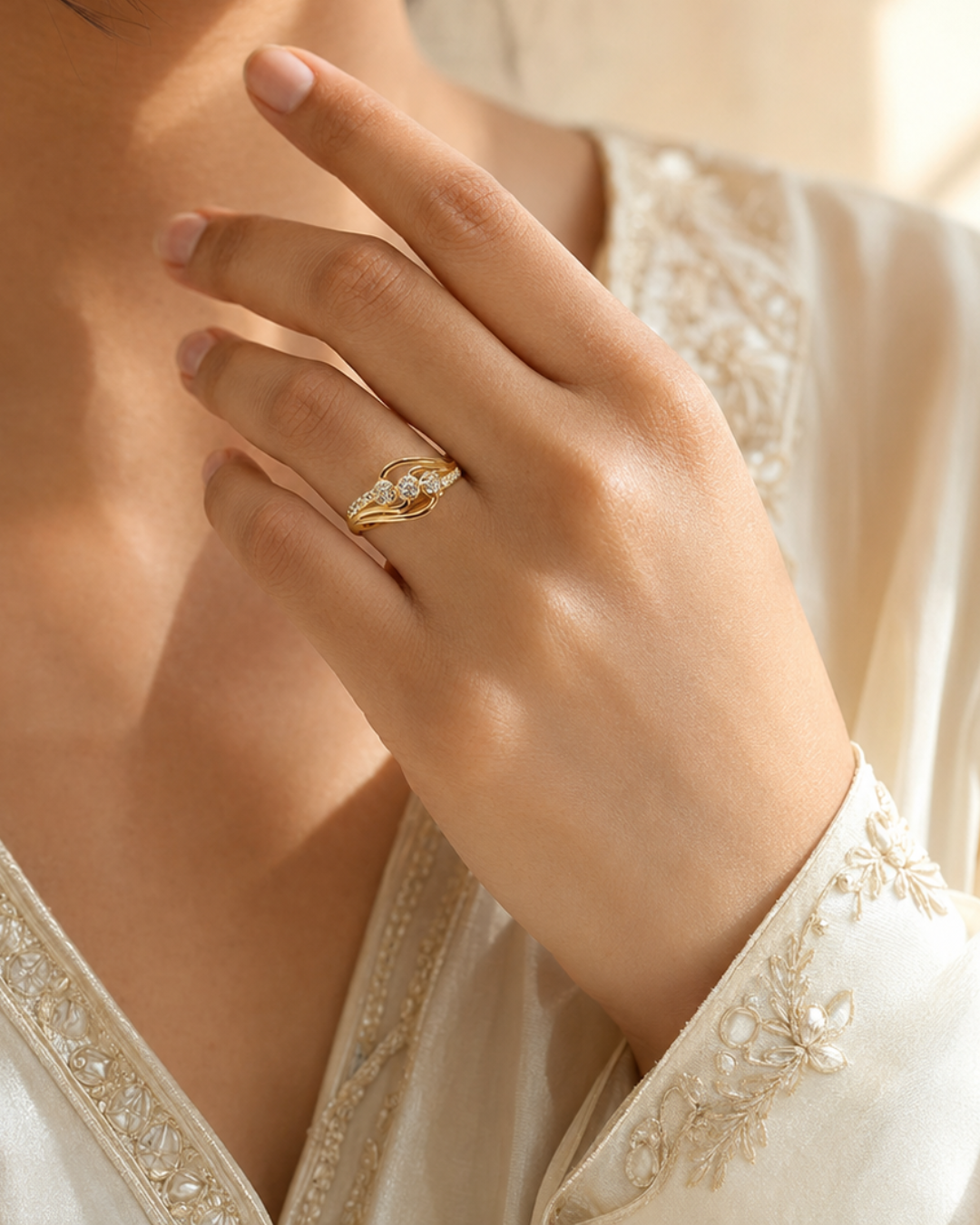 Trinity Adjustable Ring