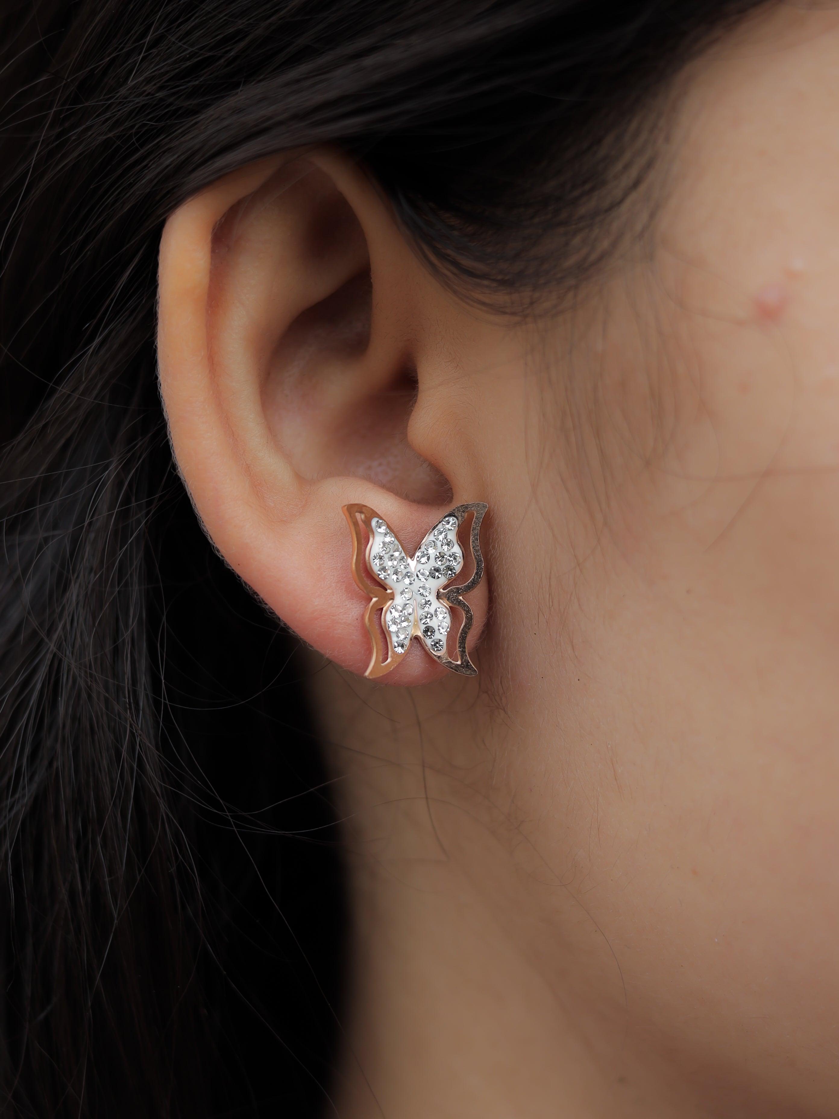 Butterfly Studs - Zeraki Jewels