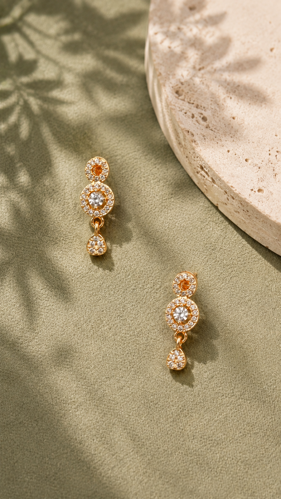 Rihanna Rose Gold Earrings