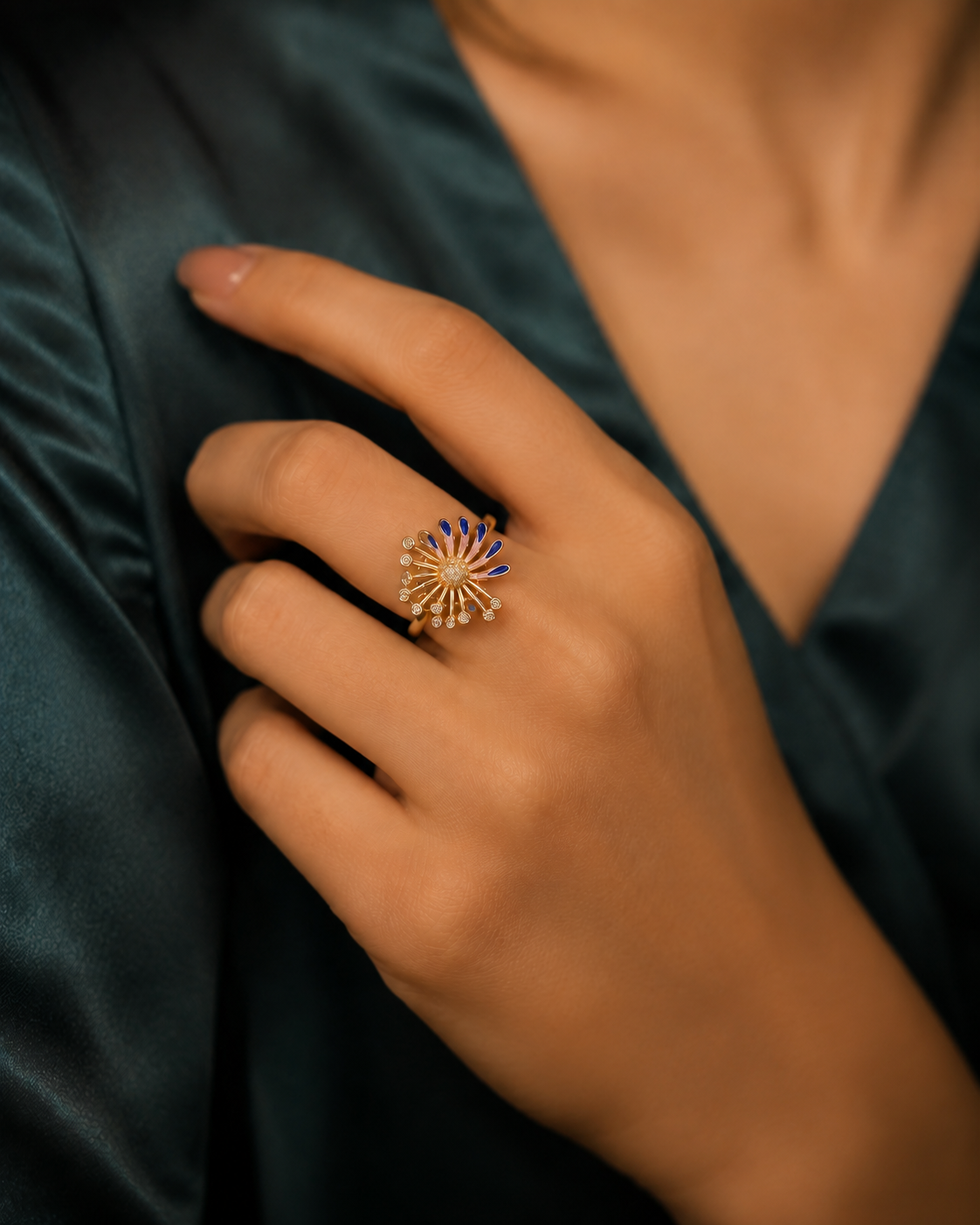 Honey Adjustable Ring