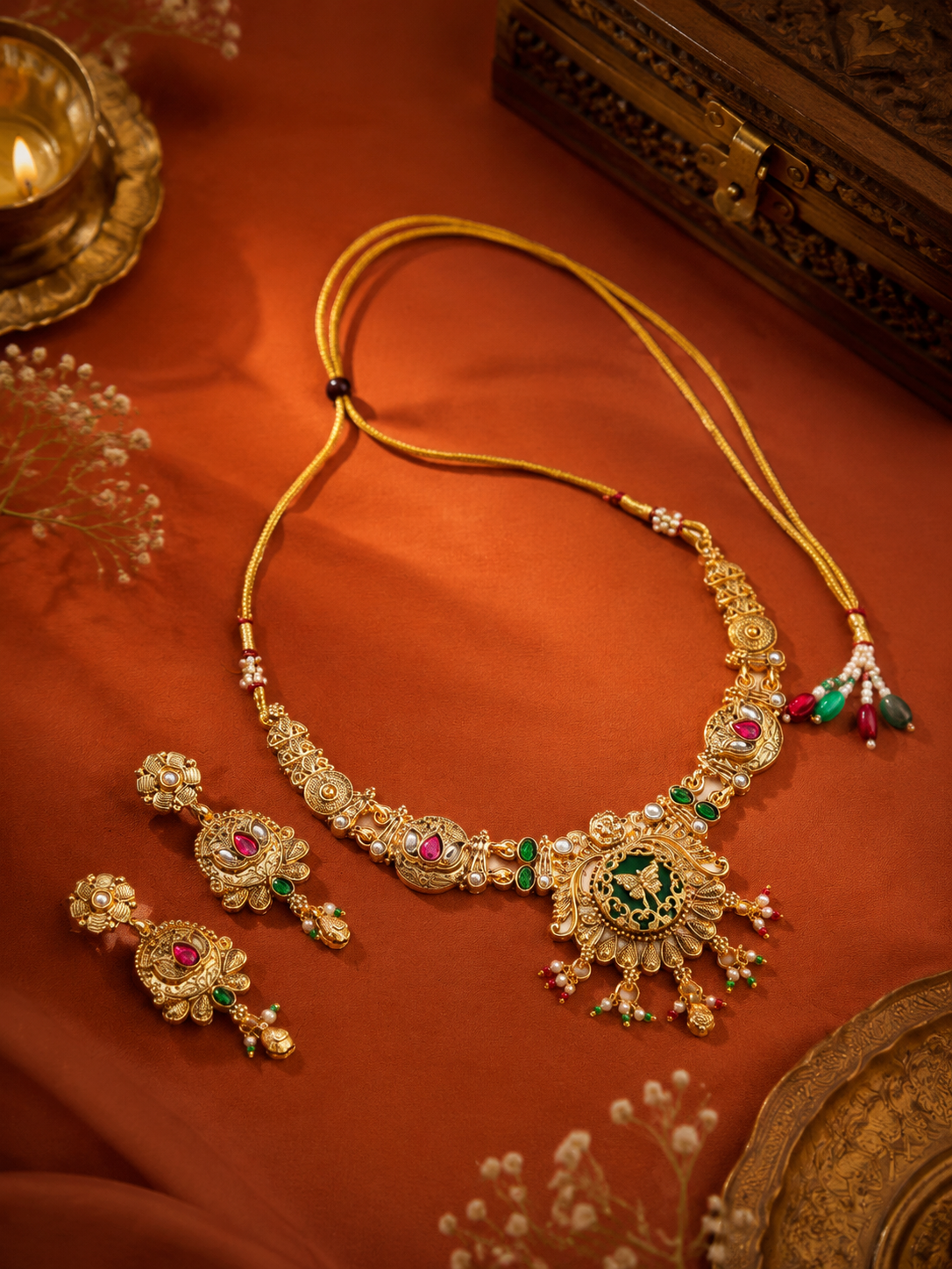 Mrinala Necklace Set