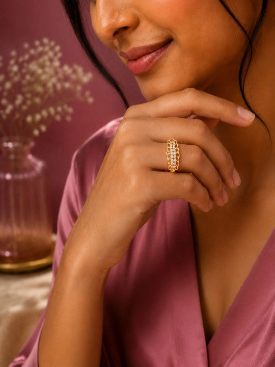 Mint Adjustable Ring