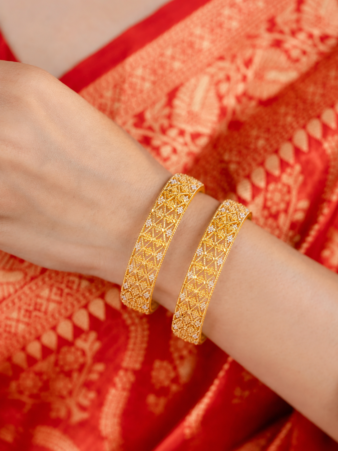 Anshika Bangle. (Set of 2)