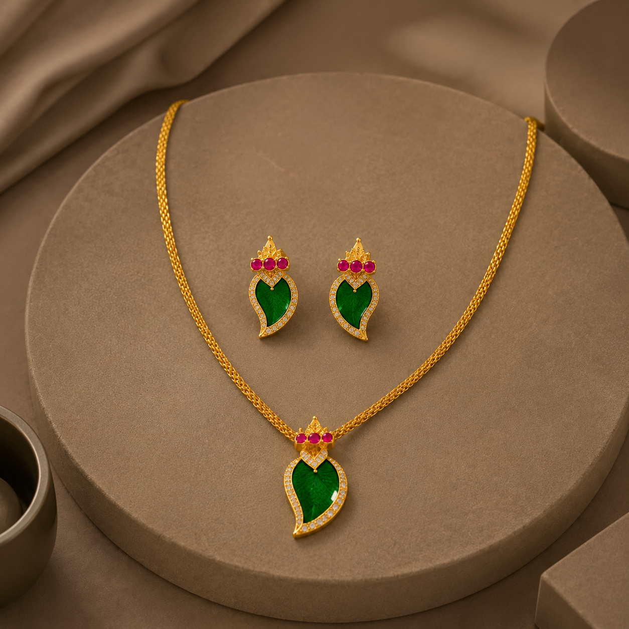 Devayani Temple Necklace set