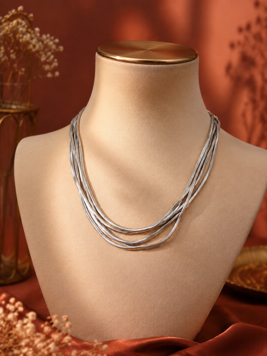 Miabella Silver Necklace